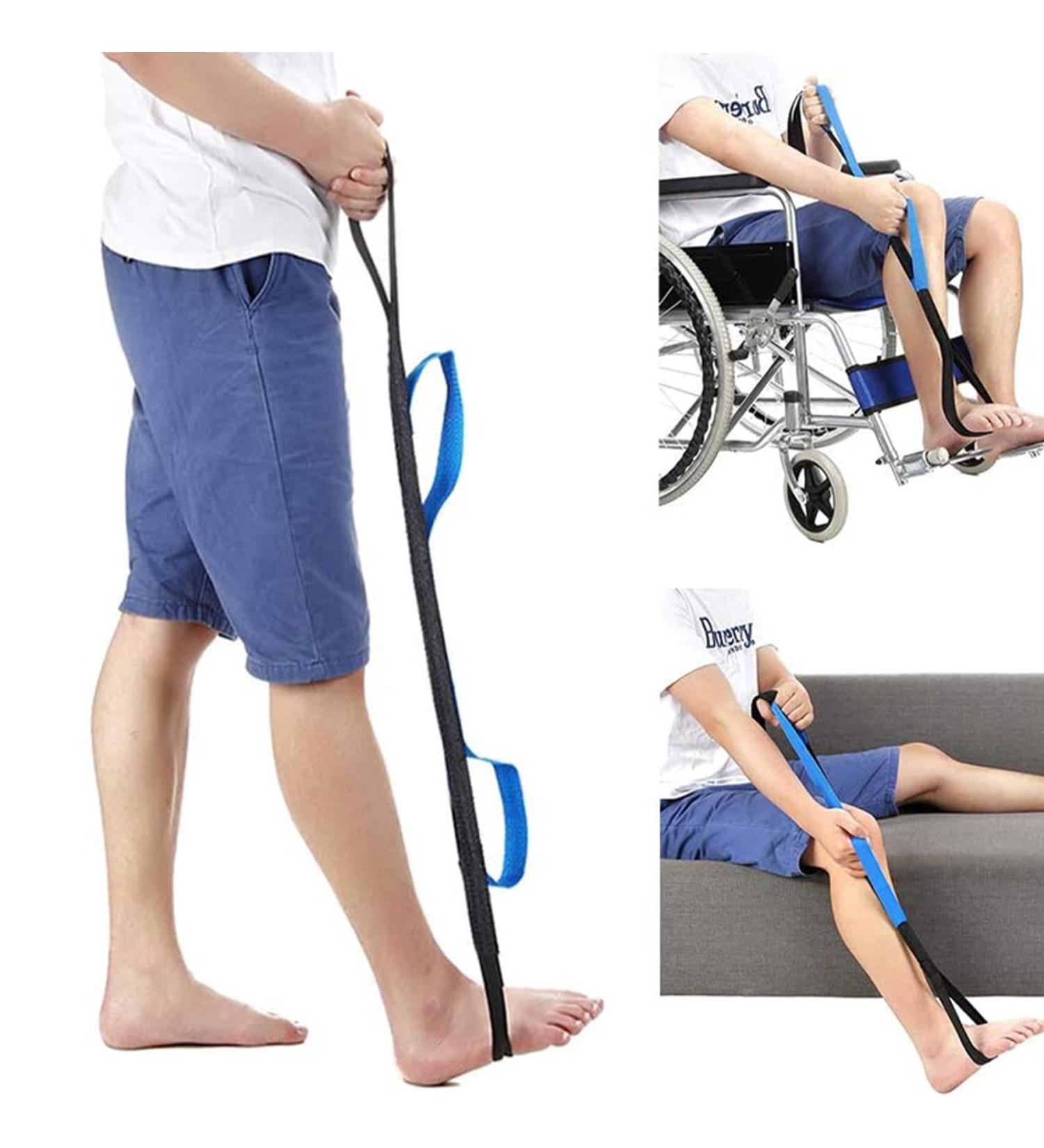 Leg Lifter Strap | Walking Training Assistance Devices | Knee Recovery Equipment Comfortable Nylon Webbing Designed for People with Disability Huaisheng - Buy Online on GoSupps.com