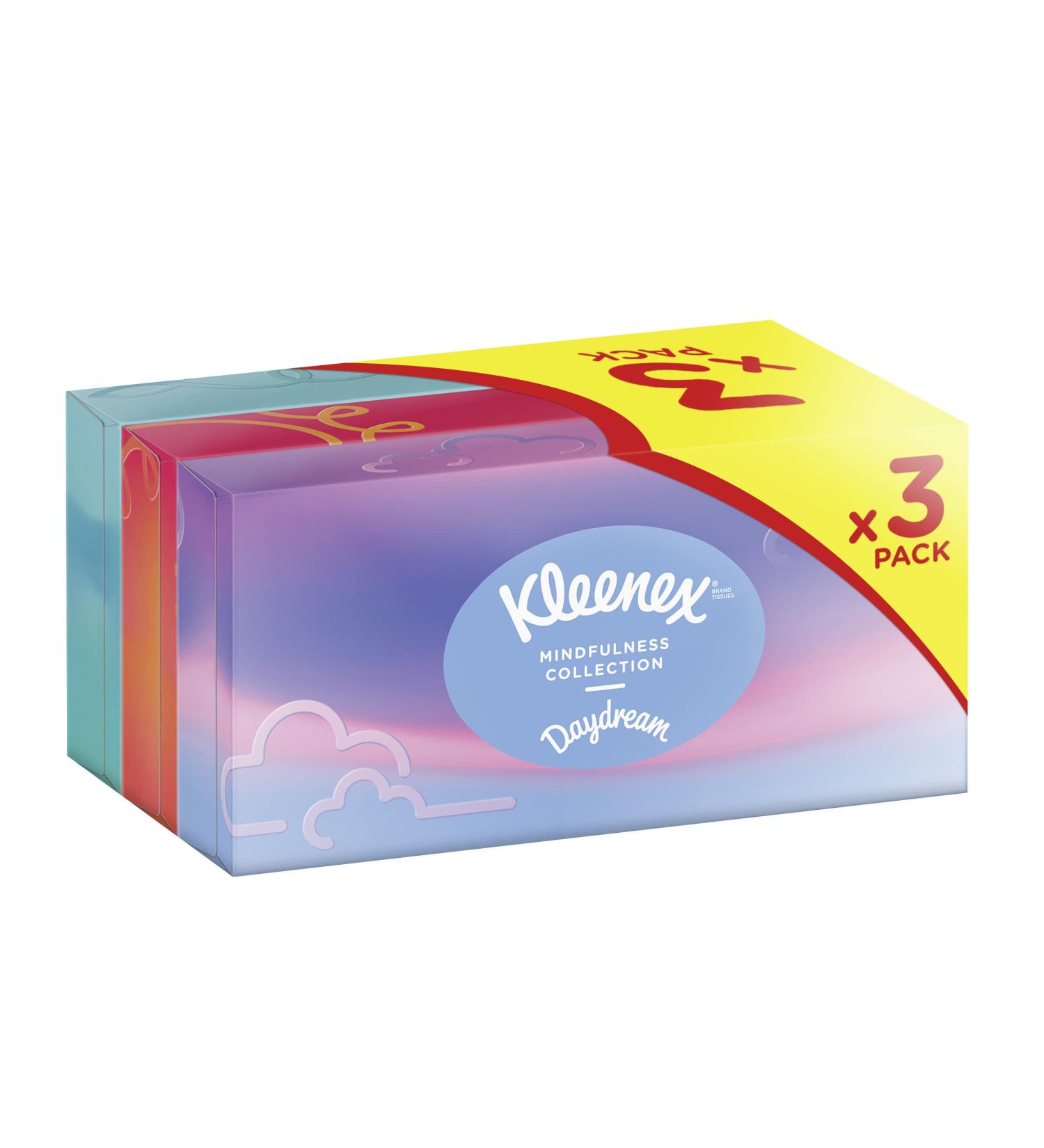 Kleenex Trio Collection Facial Tissues - 3 Stylish Boxes 210 Total Tissues - Soft & Strong Perfect for Home or Office - Buy Internationally - Buy Online on GoSupps.com