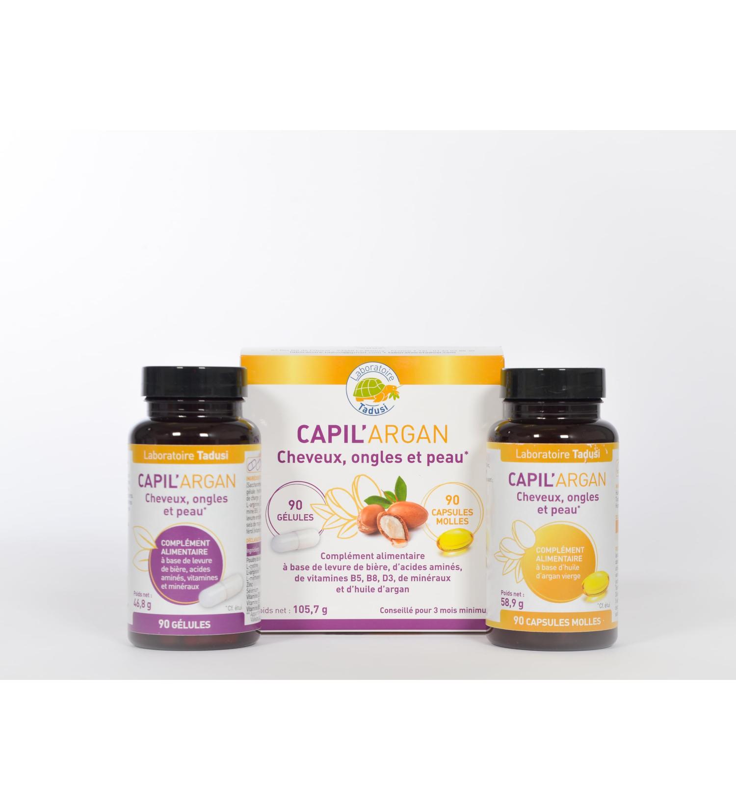 CAPIL'ARGAN hair nails and skin food supplement - Buy Online on GoSupps.com