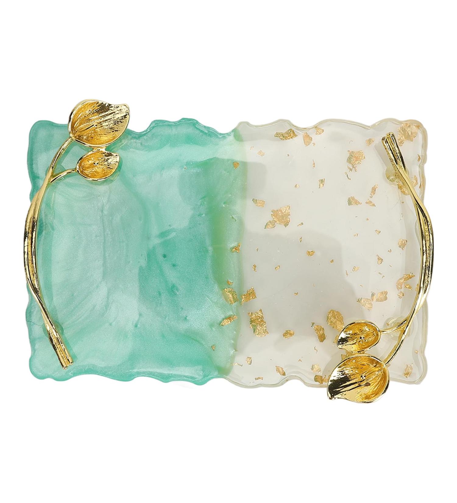 Shop Vintage Nail Art Palette - Vibrant Green Display Tray for Safe Home Use | International Shipping Available - Buy Online on GoSupps.com