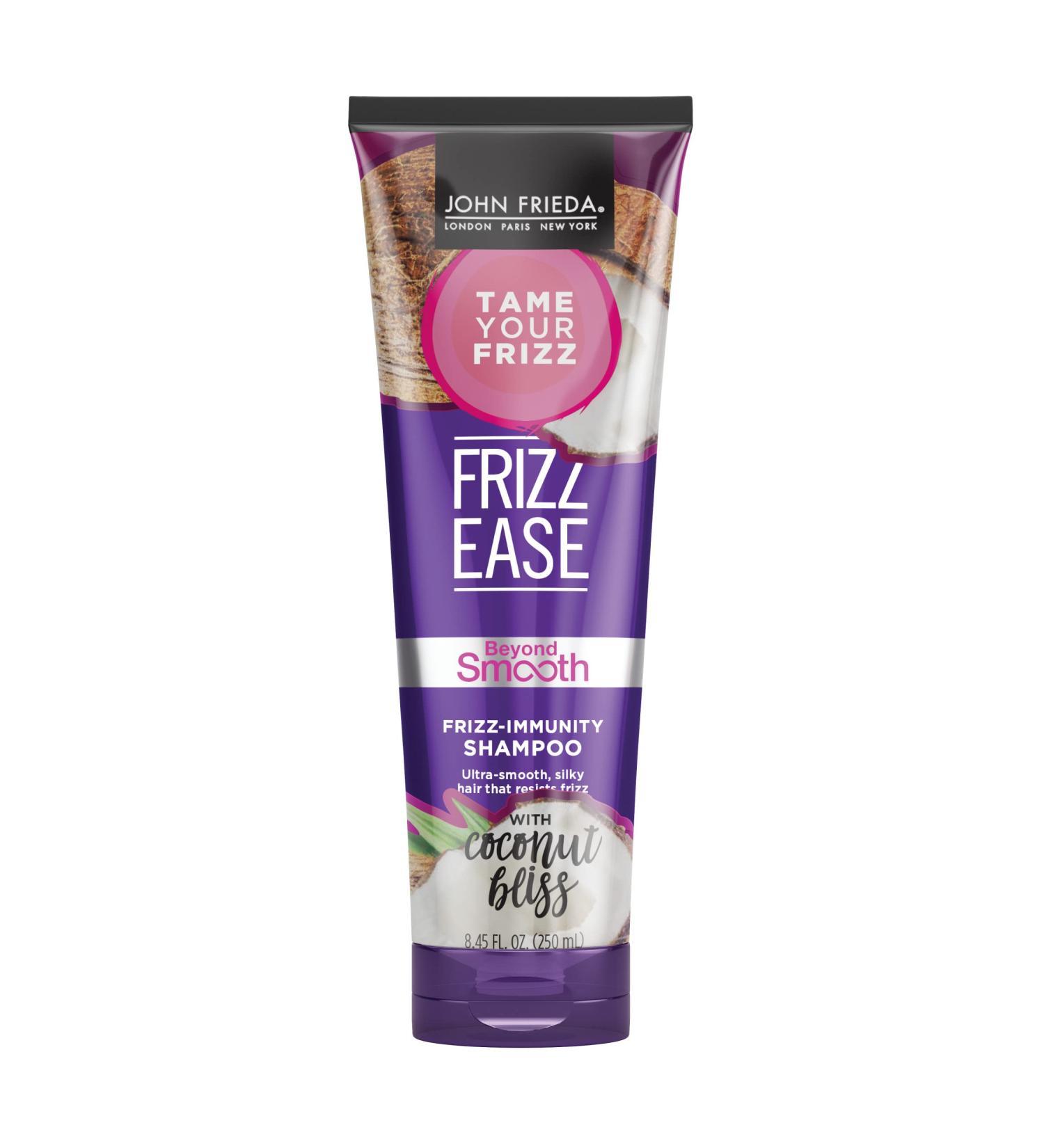 Frizz Ease Beyond Smooth Anti-Humidity Shampoo with Coconut Oil - 8.45 oz - Buy Online on GoSupps.com