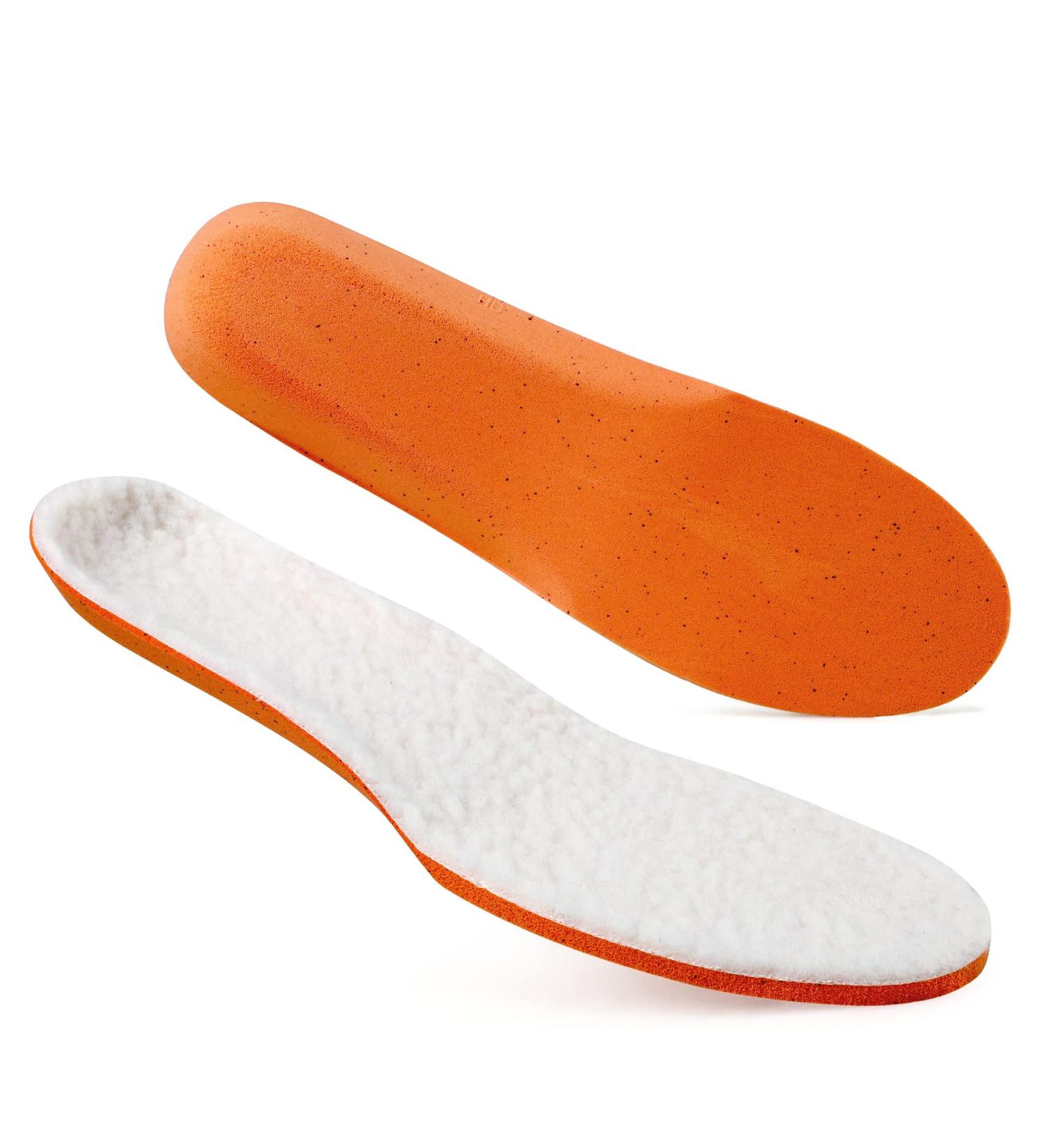 Lambswool Insoles for Men & Women - Soft Warm Wool Insoles with Arch Support for Boots & Winter Shoes - Buy Online on GoSupps.com