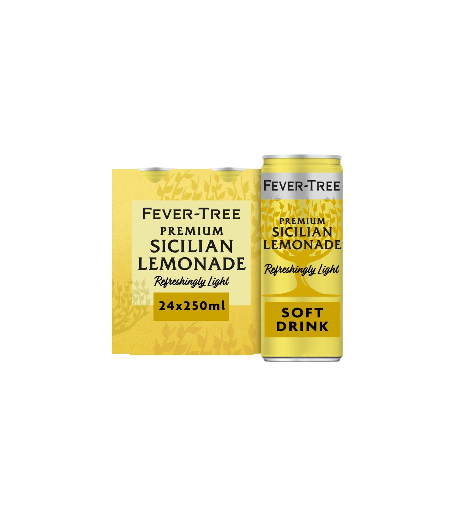 Fever-Tree Premium Sicilian Lemonade 24 x 250ml - Buy Online on GoSupps.com