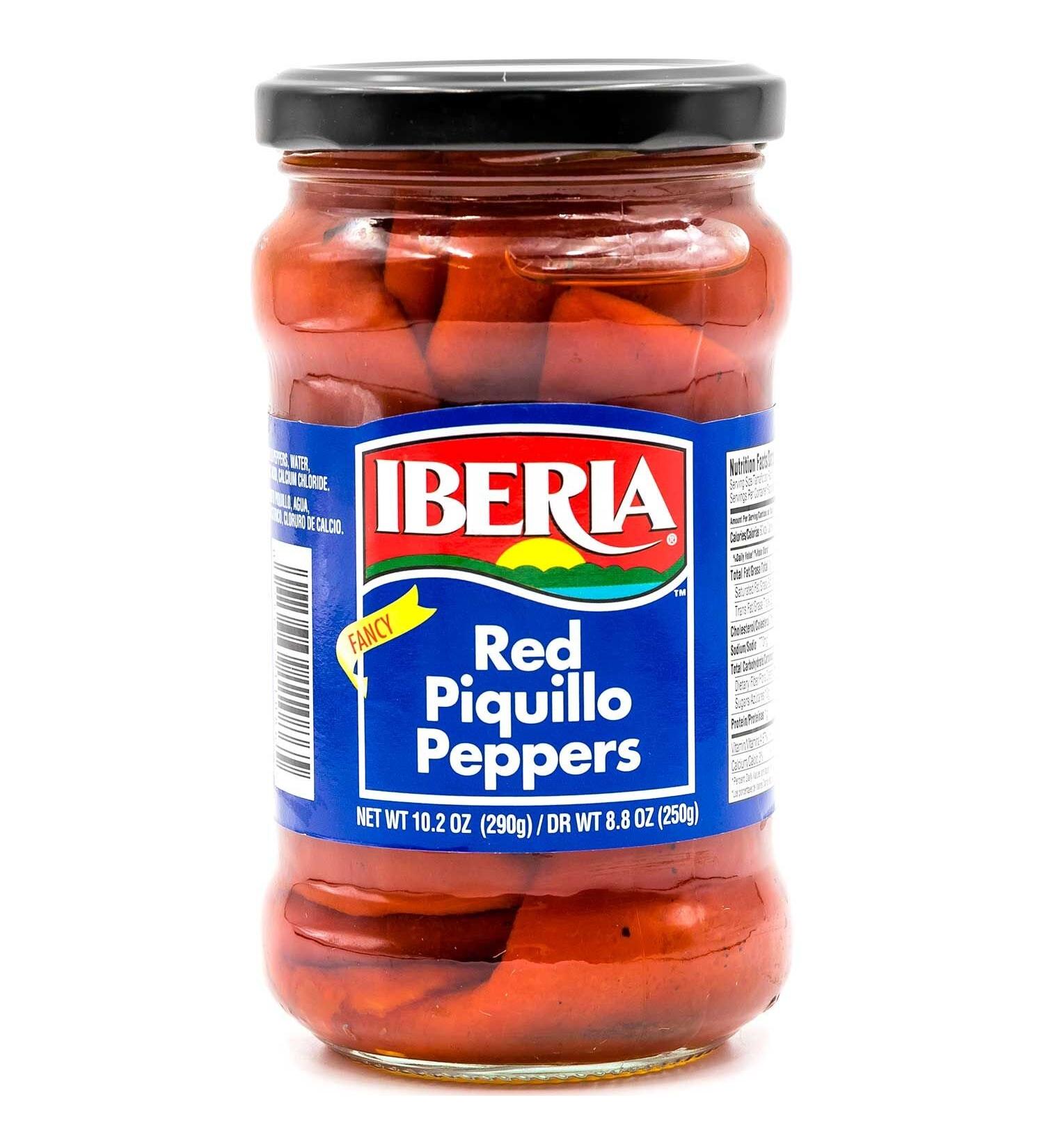 Iberia Red Piquillo Peppers 10.2 oz - Premium Pimiento Piquillo - Buy Online on GoSupps.com