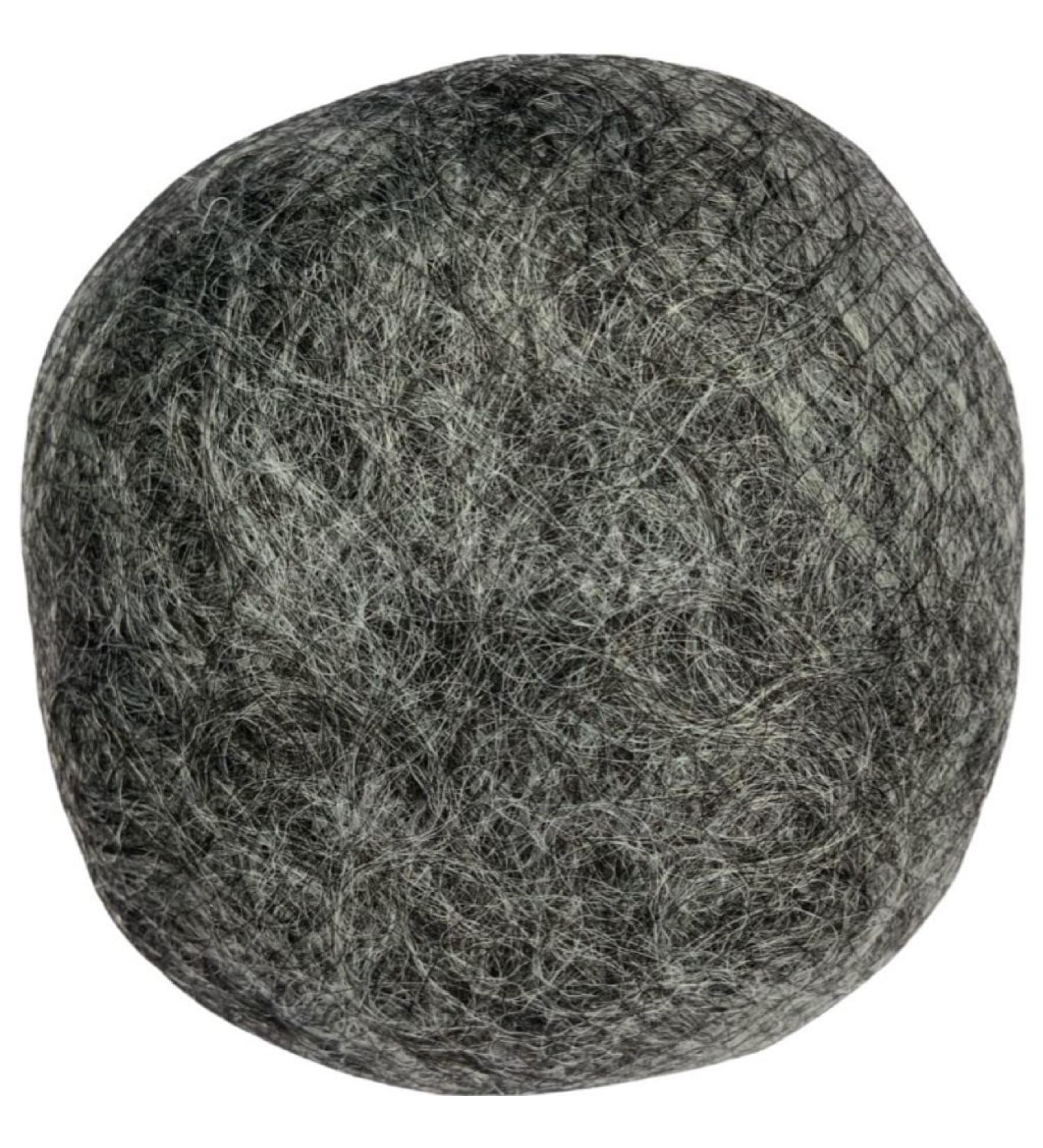 Round Hair Padding Chignon Add Volume Puff Hair Bun Maker For Lift Updo Extension Accessory Hair Style (LARGE Grey) L Grey