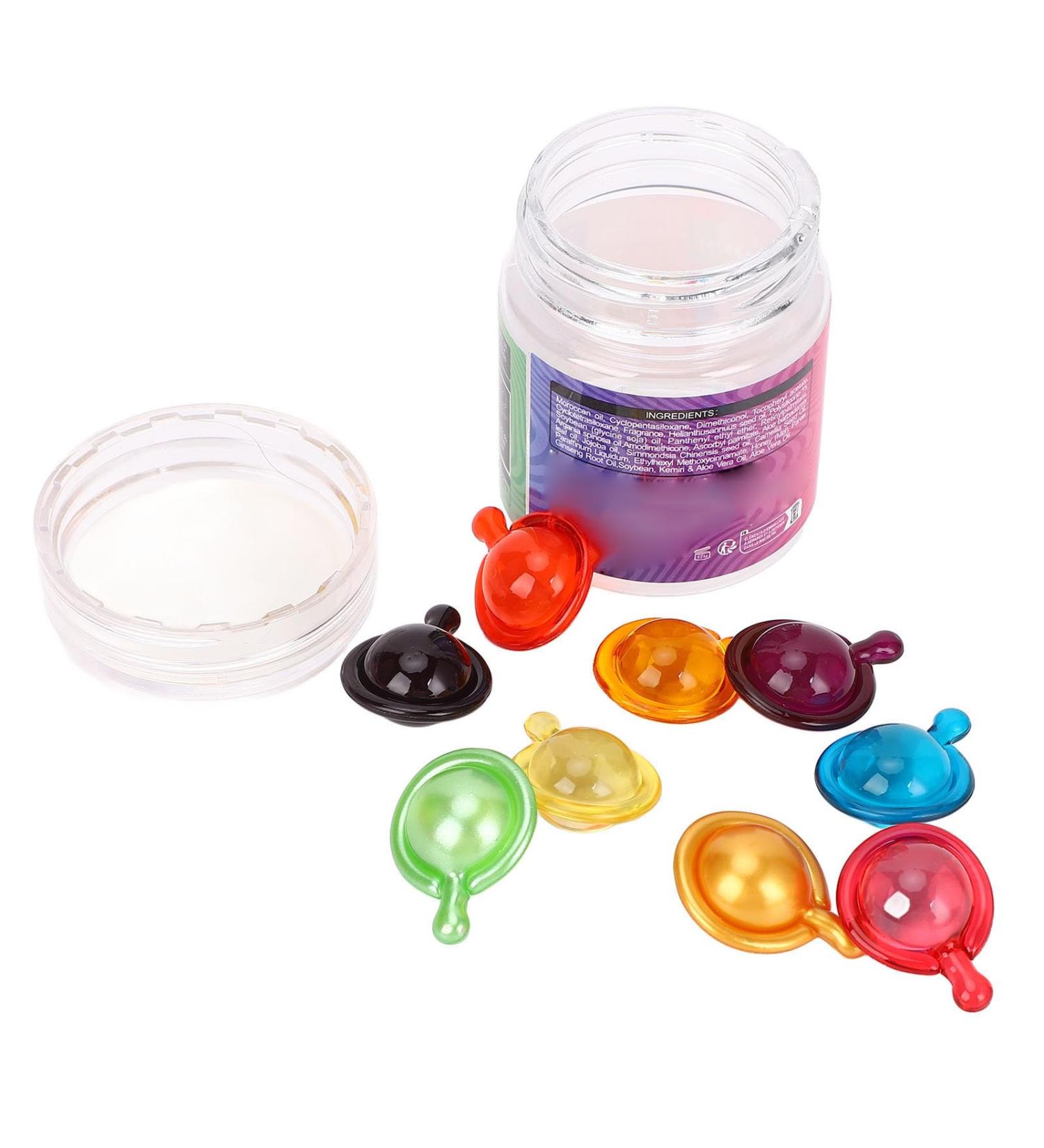  Pongnas Pongnas Gentle Hair Oil Capsules Anti-frizz Moisturizing for Repairing Dry and Damaged Hair - Buy Online on GoSupps.com