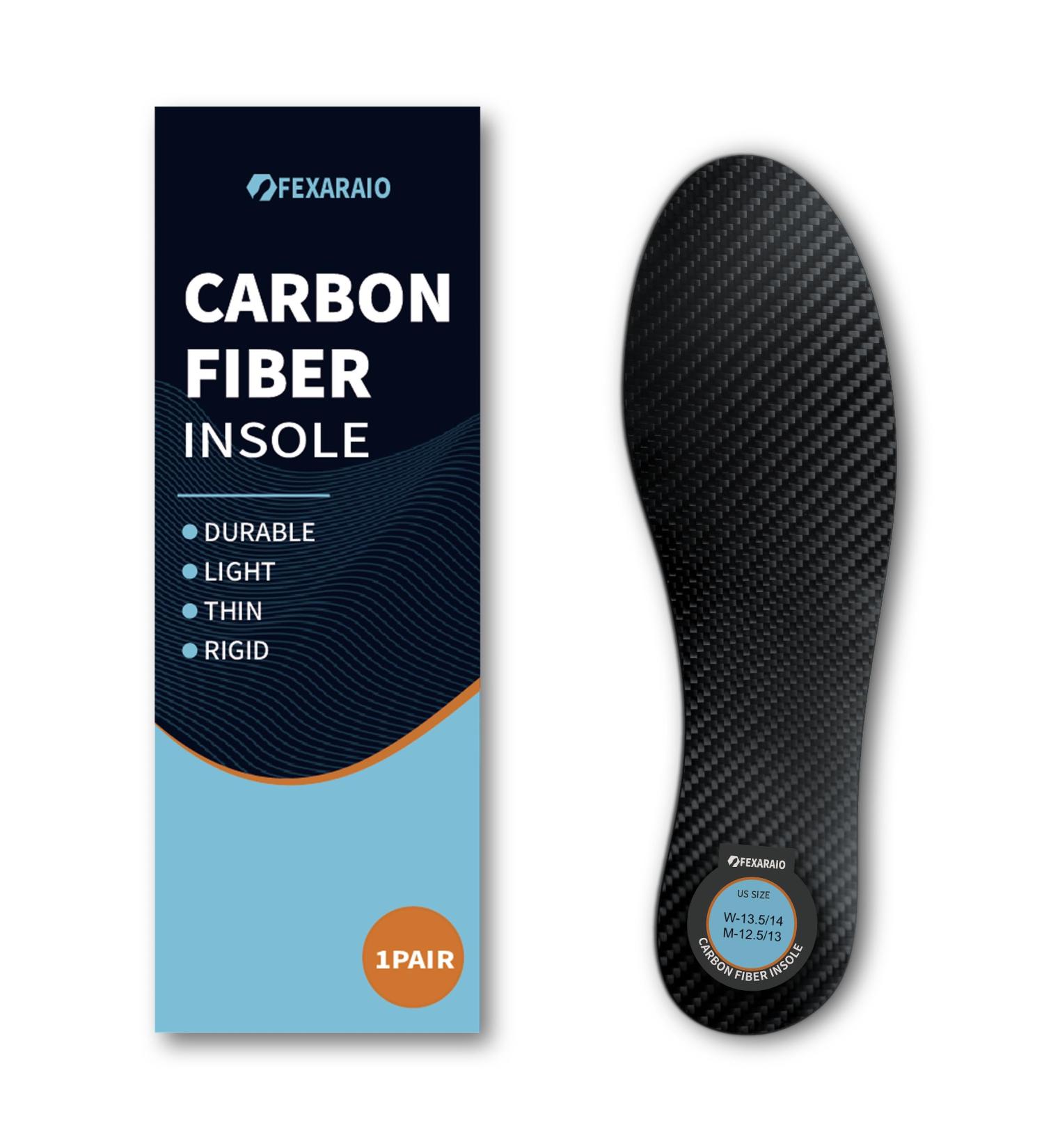 Carbon Fiber Orthotic Insoles - Lightweight Support for Foot Pain Relief | Hallux Rigidus Turf Toe & Fractures | Durable for Running & Sports - International Shipping Available - Buy Online on GoSupps.com