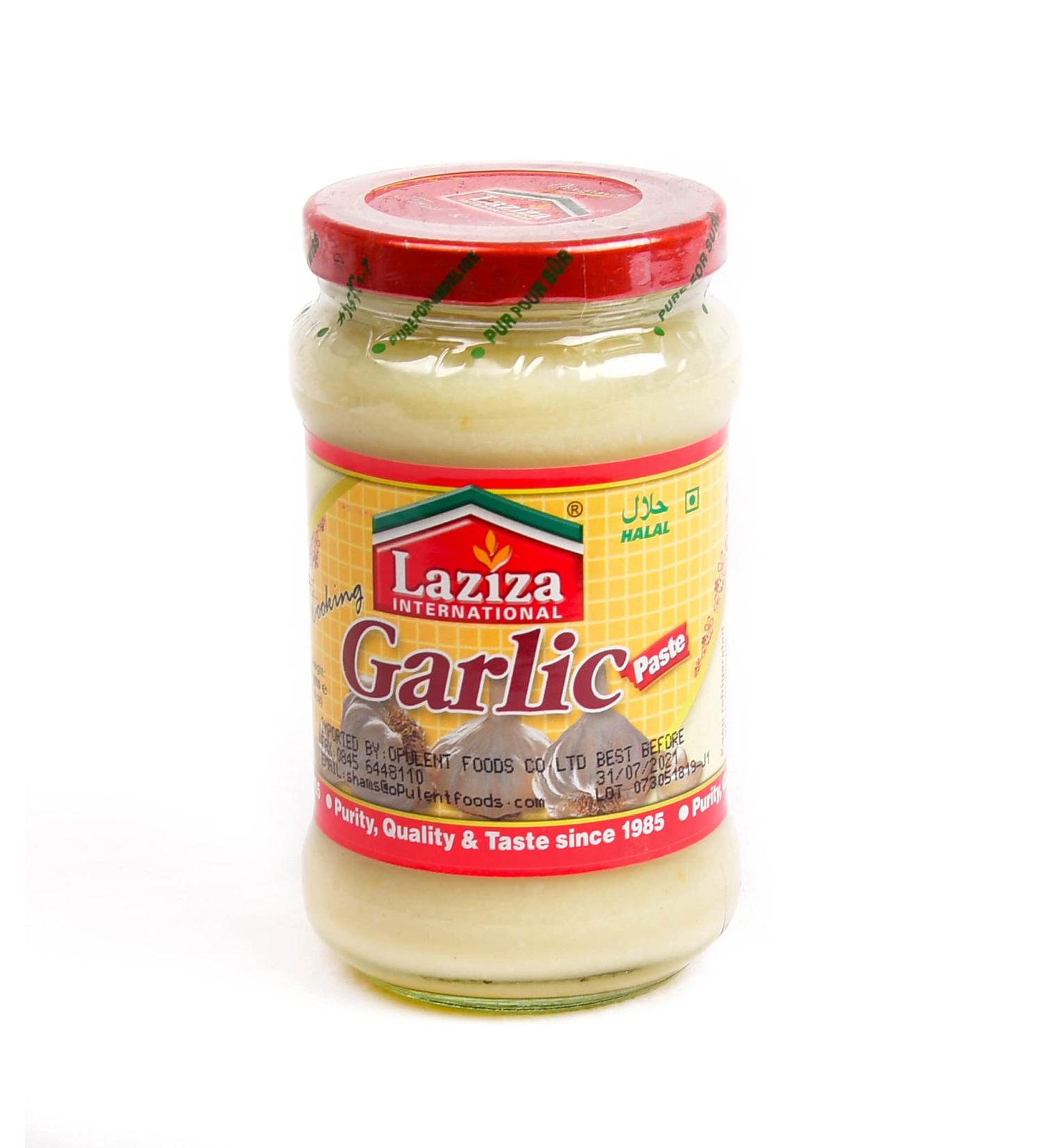 Laziza Spicy Garlic Paste - 330g | Authentic Flavour Puree - Buy Online on GoSupps.com