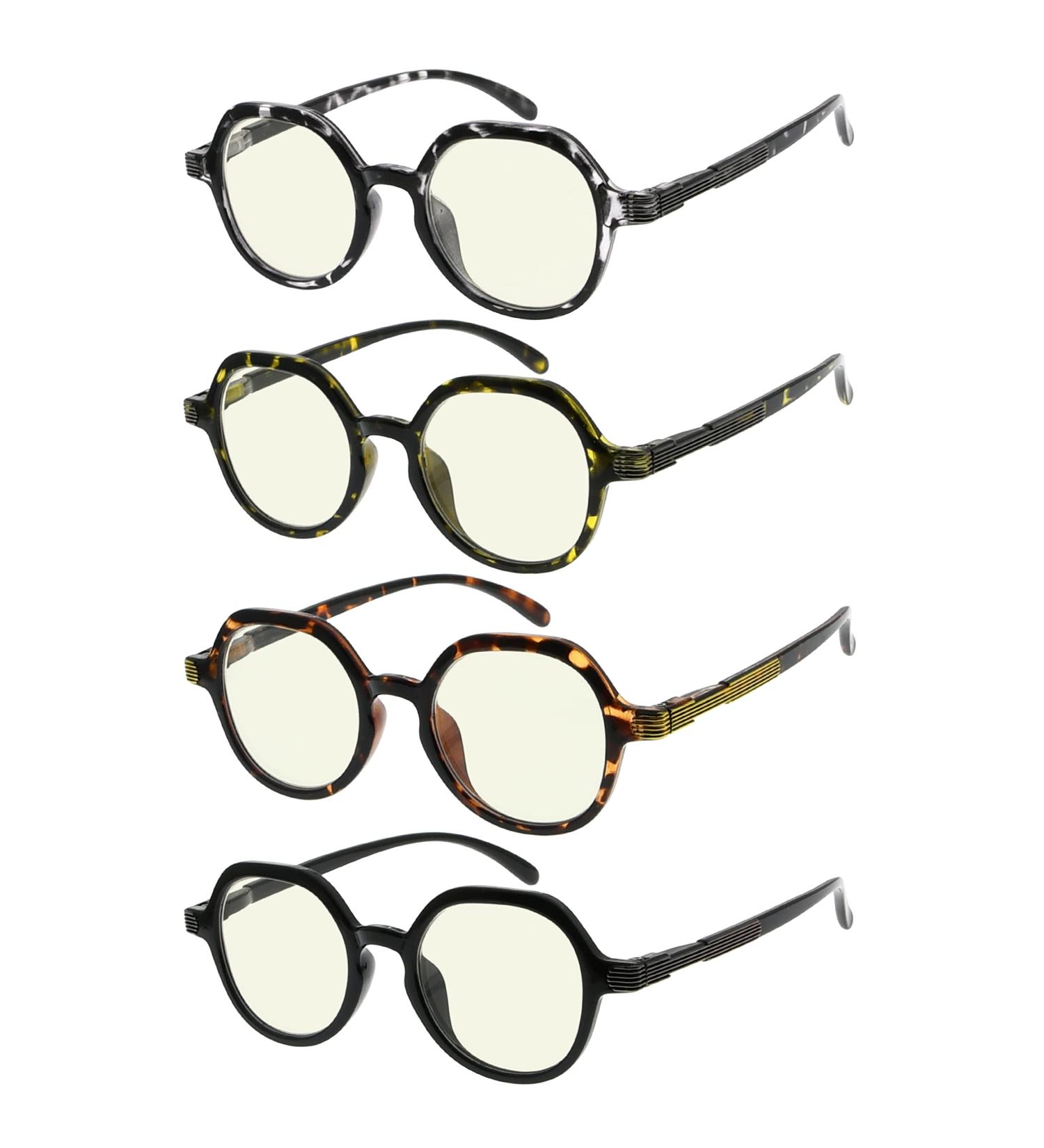 Buy Eyekepper 4-Pack +1.75 Blue Light Blocking Reading Glasses for Women Small Lens Computer Glasses - Buy Online on GoSupps.com