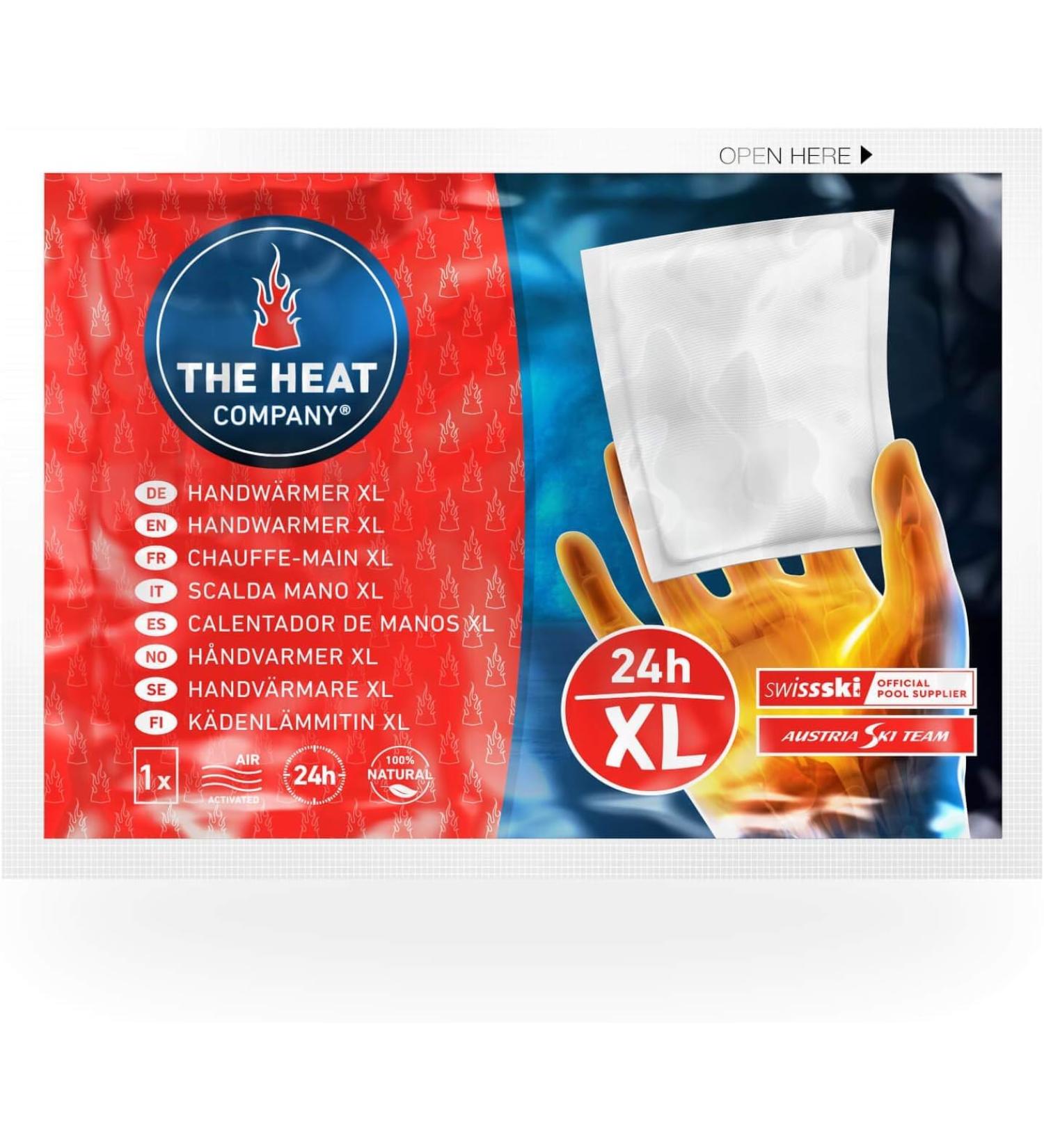 Shop The Heat Company Handw lmer XL - 10 or 40 Extra Warm Pocket Warmers - 24-Hour Air-Activated Hand Heating Solution - Buy Online on GoSupps.com