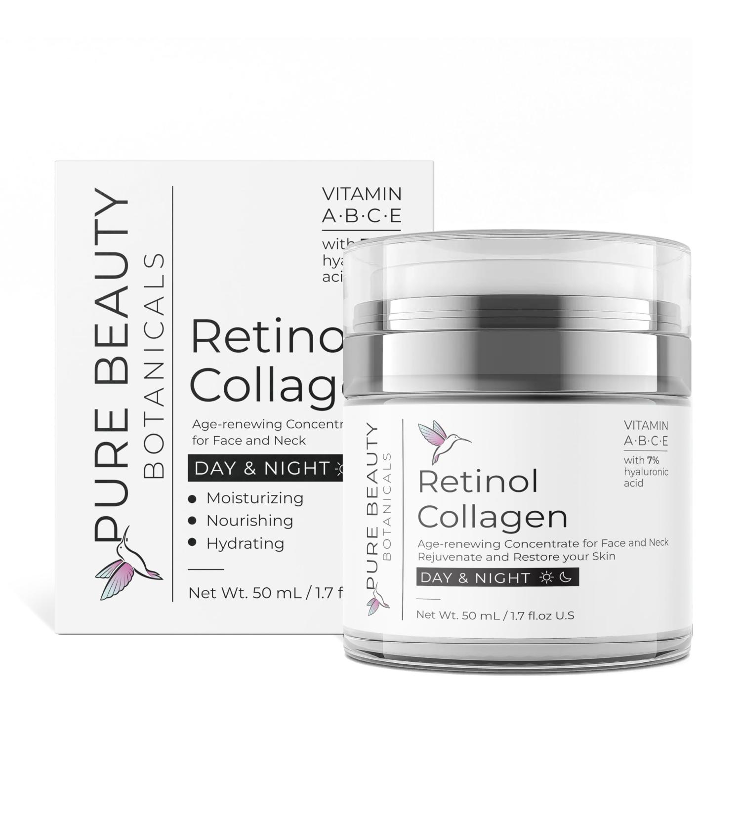 Pure Beauty Botanicals Retinol Collagen Age-renewing Concentrate - Buy Online on GoSupps.com