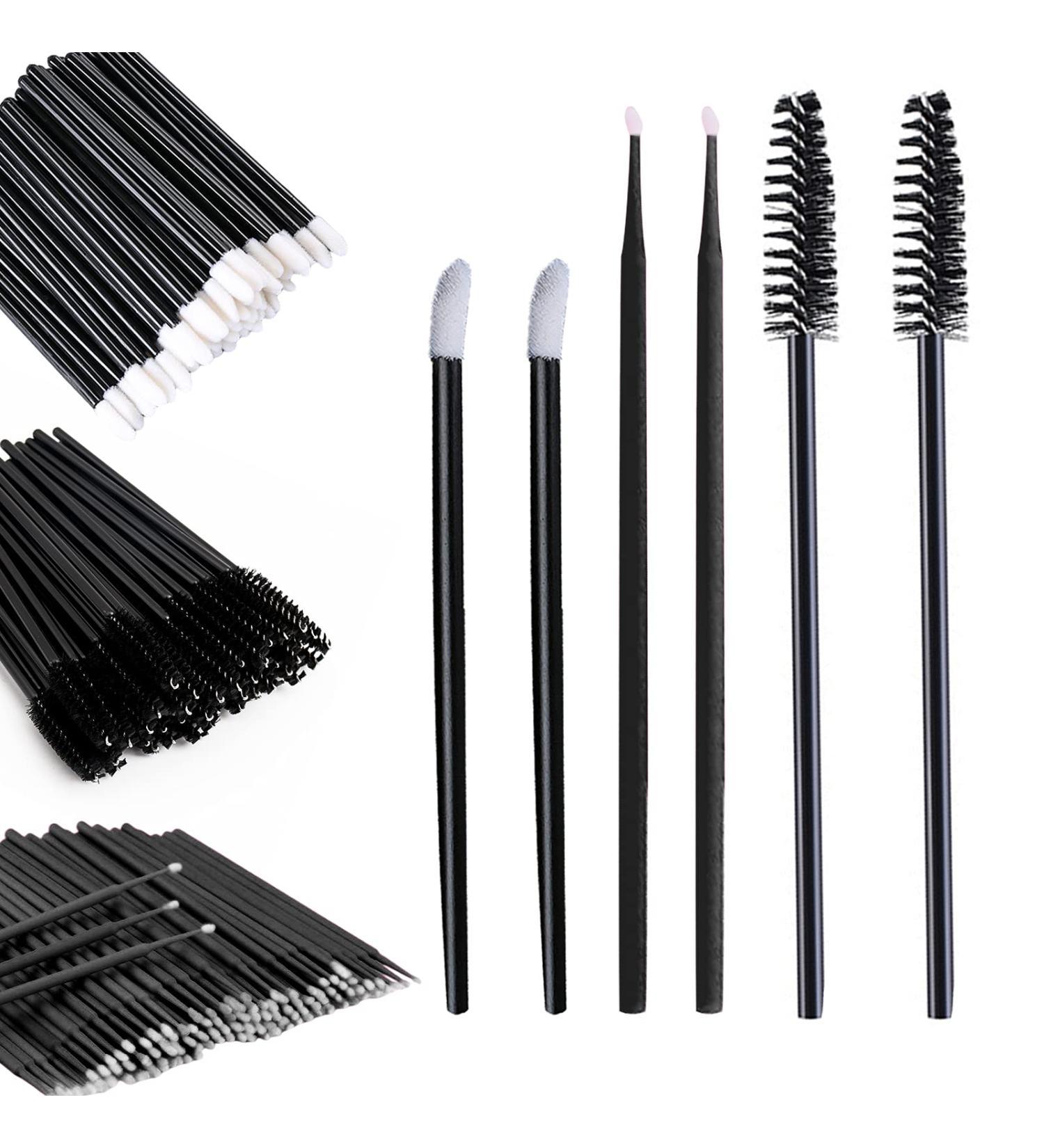 VEGCOO 300 Pcs Lip Wands Eyelash Brushes Set | Makeup Applicator Tools for Women | Beauty Tool Kits - Buy Online on GoSupps.com
