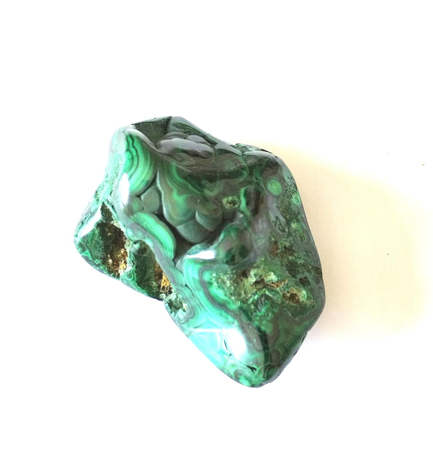Malachite - rolled stone 133 g - Buy Online on GoSupps.com