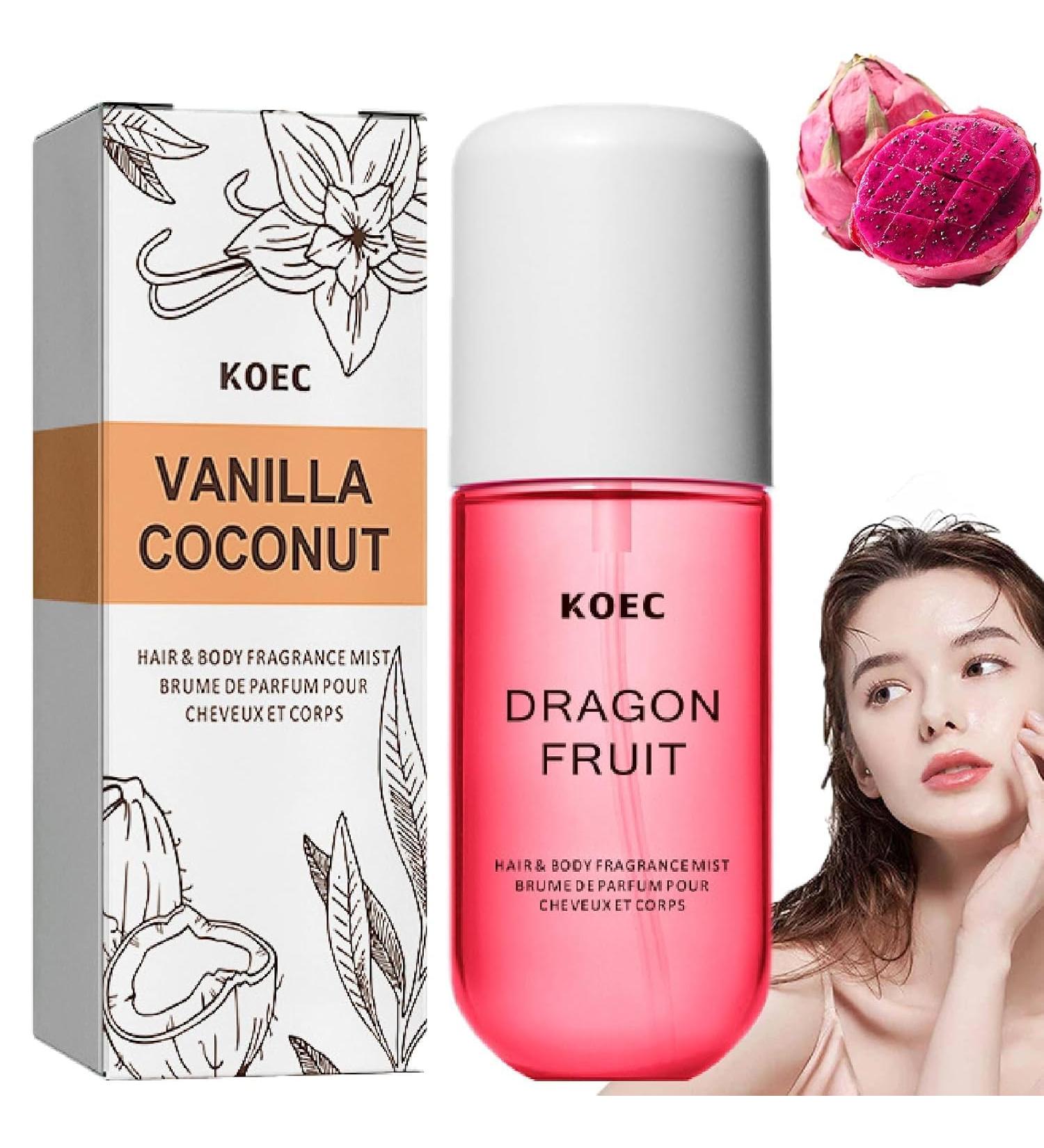 Dragon Fruit Perfume Vanilla Body and Hair Fragrance Spray Long-Lasting Perfume For Women Paraben Free Vegan Clean Ingredients Fragrance - Spray 50 ml | 1.69 fl. oz. - Buy Online on GoSupps.com