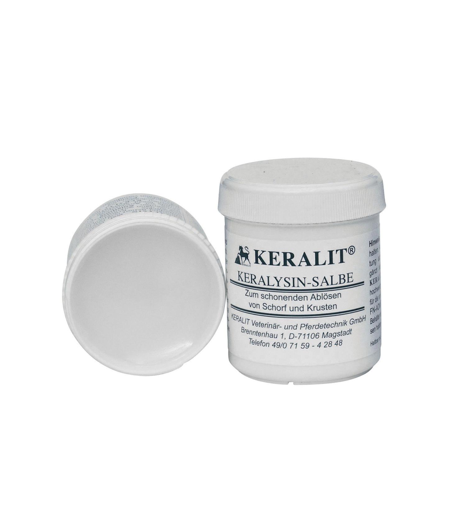 Keralit Keralysin ointment for horses |110g |To support the skinGently solve crusts and scab |Against skin irritation |Thin -fluid oils 130 ml (1 Pack)