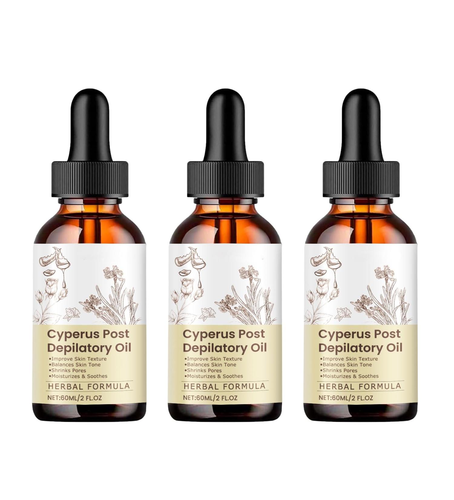 3 Pcs Cyperus Rotundus Oil for Hair Removal Gentle Nourishing Soothing Smooth Delicate Skin Hair Removal Care Essential Oil. - Buy Online on GoSupps.com