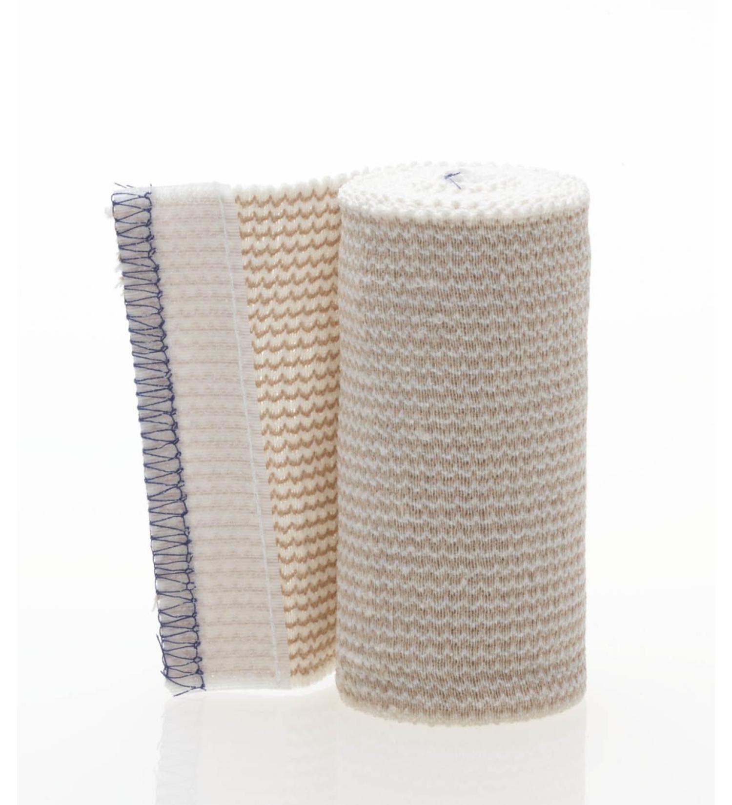 Medline Non-Sterile Matrix Elastic Bandages with Self-Closure Stretched 4" x 5 yd. (10.2 cm x 4.6 m) Ideal for Wound Care Pack of 1
