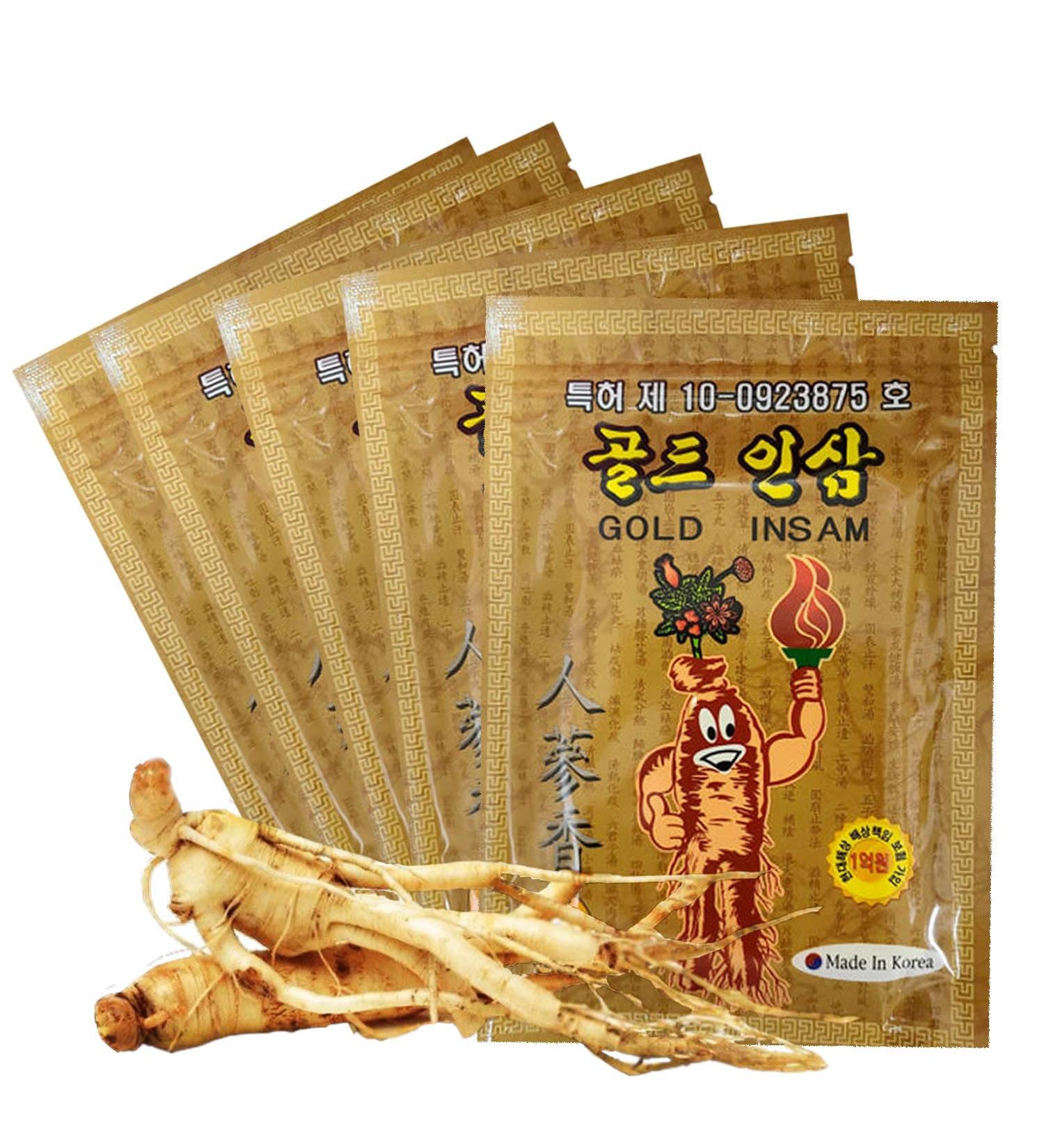 DEAD SKIN Korean Traditional Herbal Patch with Ginseng Power Strips 25 Counts x 5 Packs - Buy Online on GoSupps.com