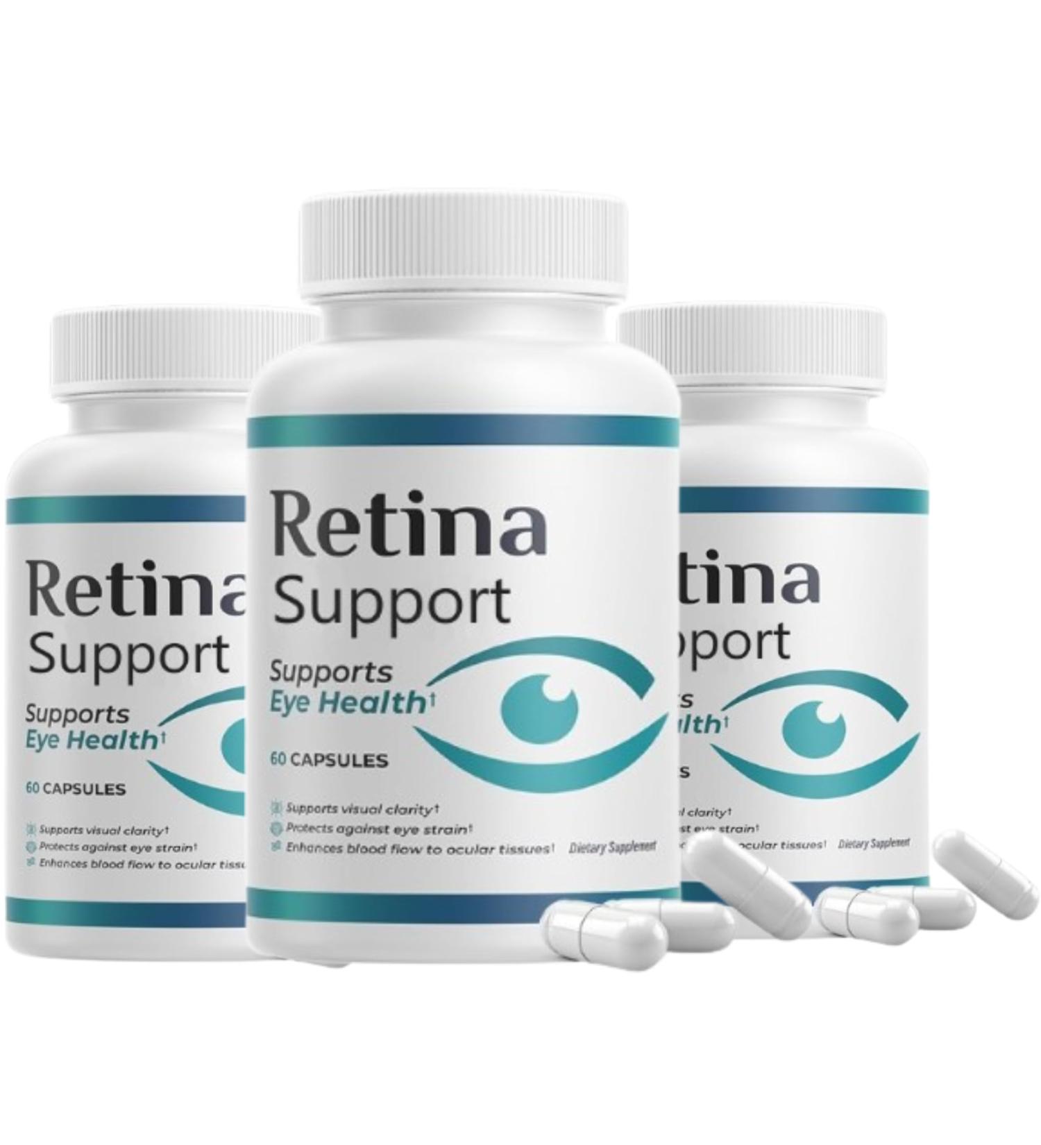 M B (Pack 3) RetinaSupport Supplement Capsules VisionClear Pills - Maximum Strength Supplement for VisionVitamin (180 Capsules) - Buy Online on GoSupps.com
