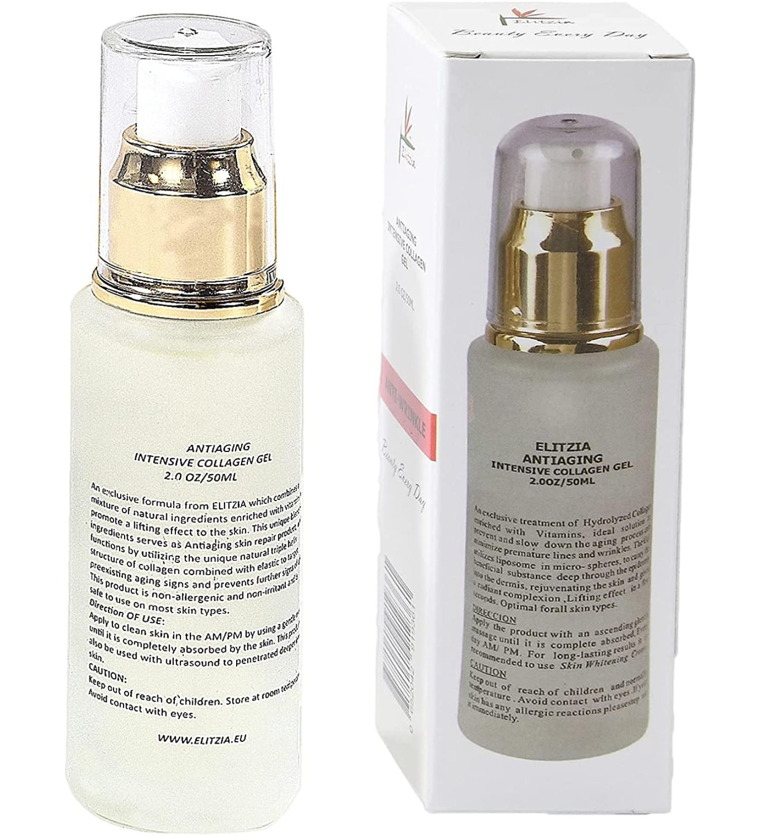 Elitzia Collagen Gel Skin Moisturizer Anti Aging 50ML ETCC02 - Buy Online on GoSupps.com