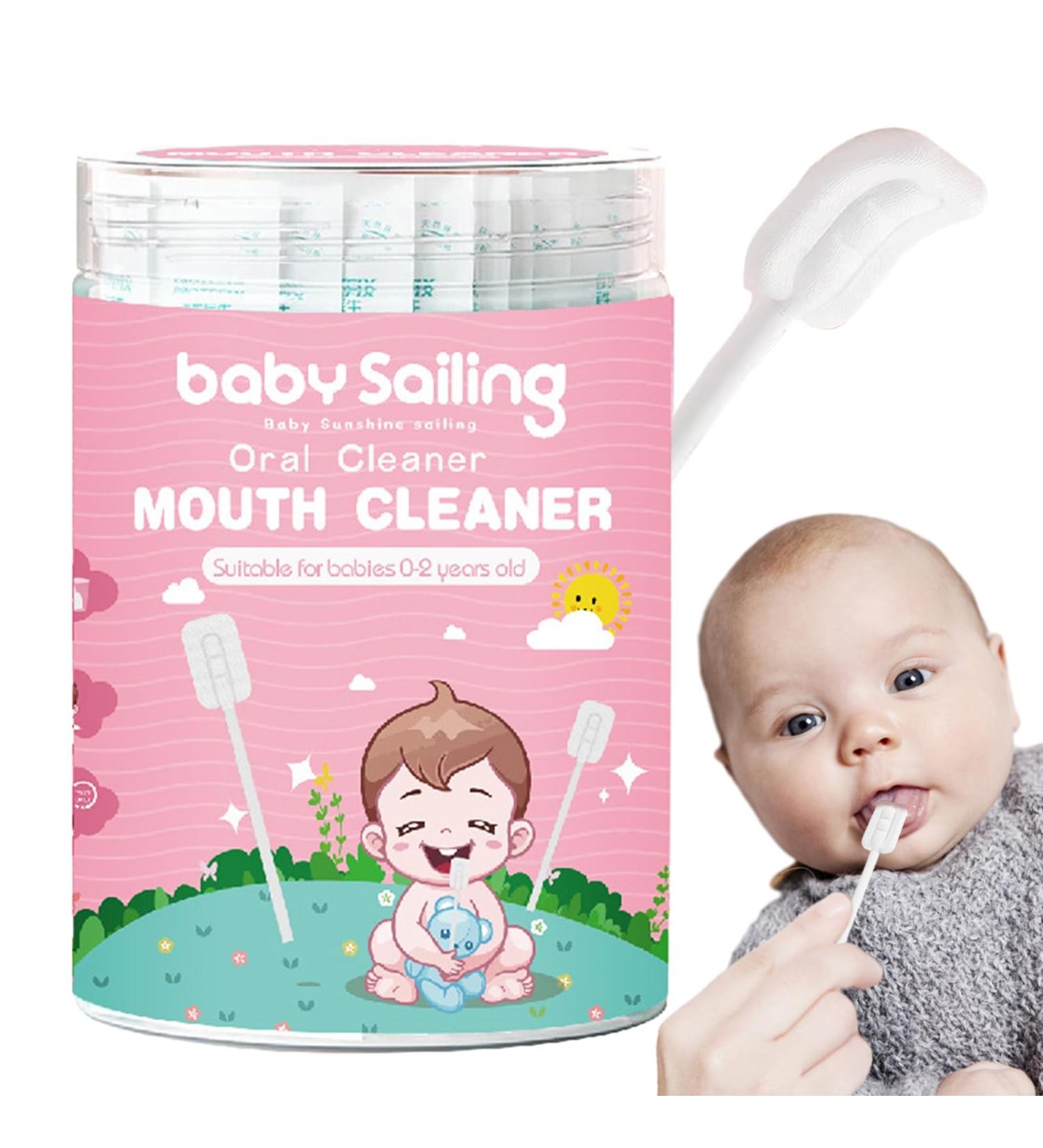 Ristyur Baby Gauze Tongue Cleaner | Soft Oral Cleaning Sticks | Gentle Gum and Teeth Care for Infants | International Shipping Available - Buy Online on GoSupps.com