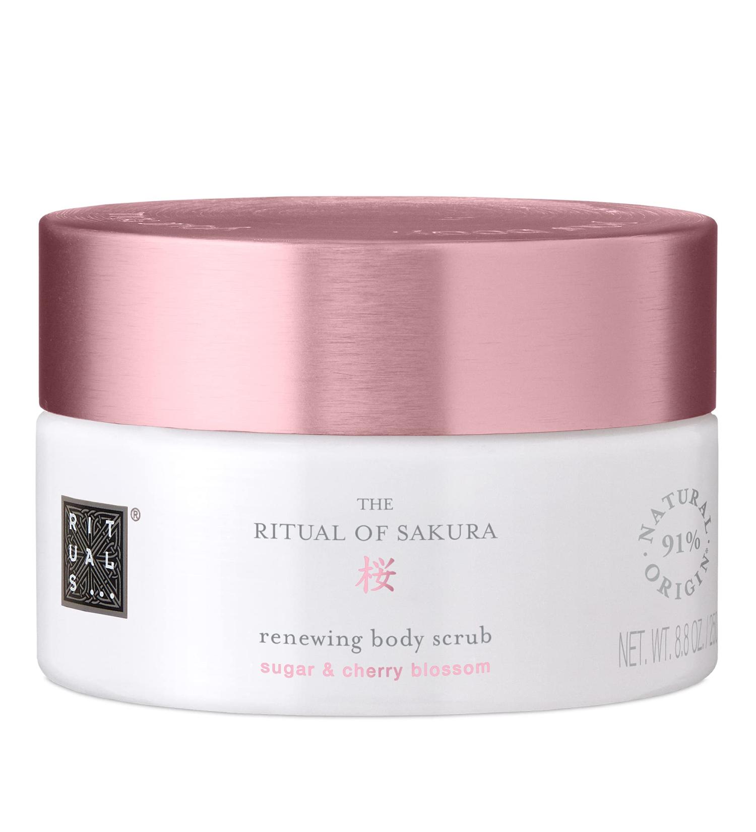 RITUALS Sakura Body Scrub | Exfoliating Sugar Scrub with Sweet Almond Oil & Cherry Blossom 8.8 Oz - Buy Online on GoSupps.com