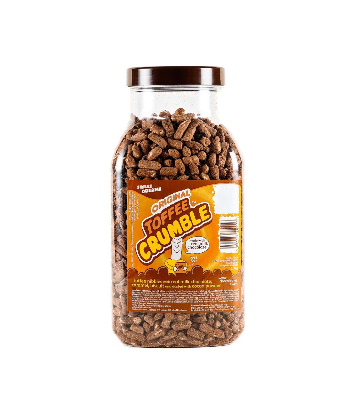Original Choc Nibbles|Choc Nibbles Toffee Crumble 2.7Kg