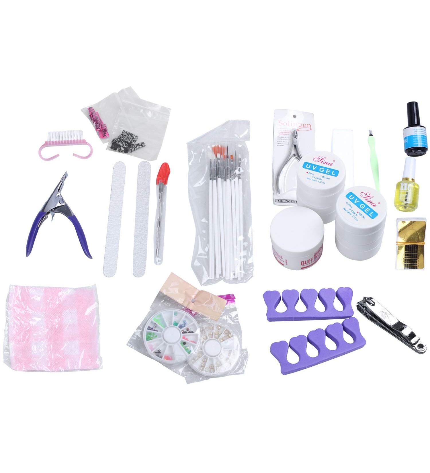 DIY Kit of mancure to UV topcoat for nail art pedicure cuticle nail gel - Buy Online on GoSupps.com