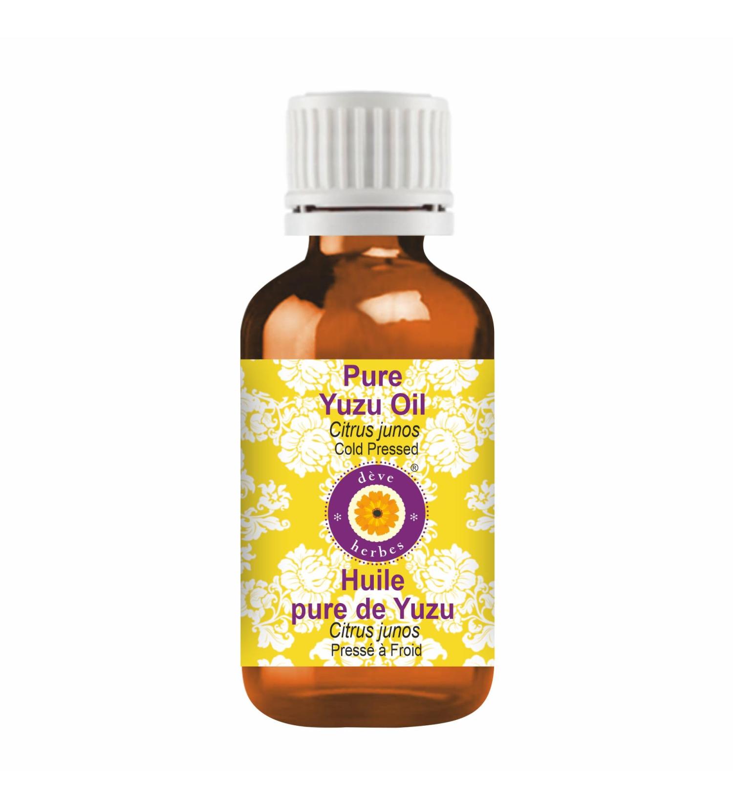 d ve herbes Pure Yuzu Oil (Citrus Junos) Cold Pressed 5ml (0.16 oz) - Buy Online on GoSupps.com