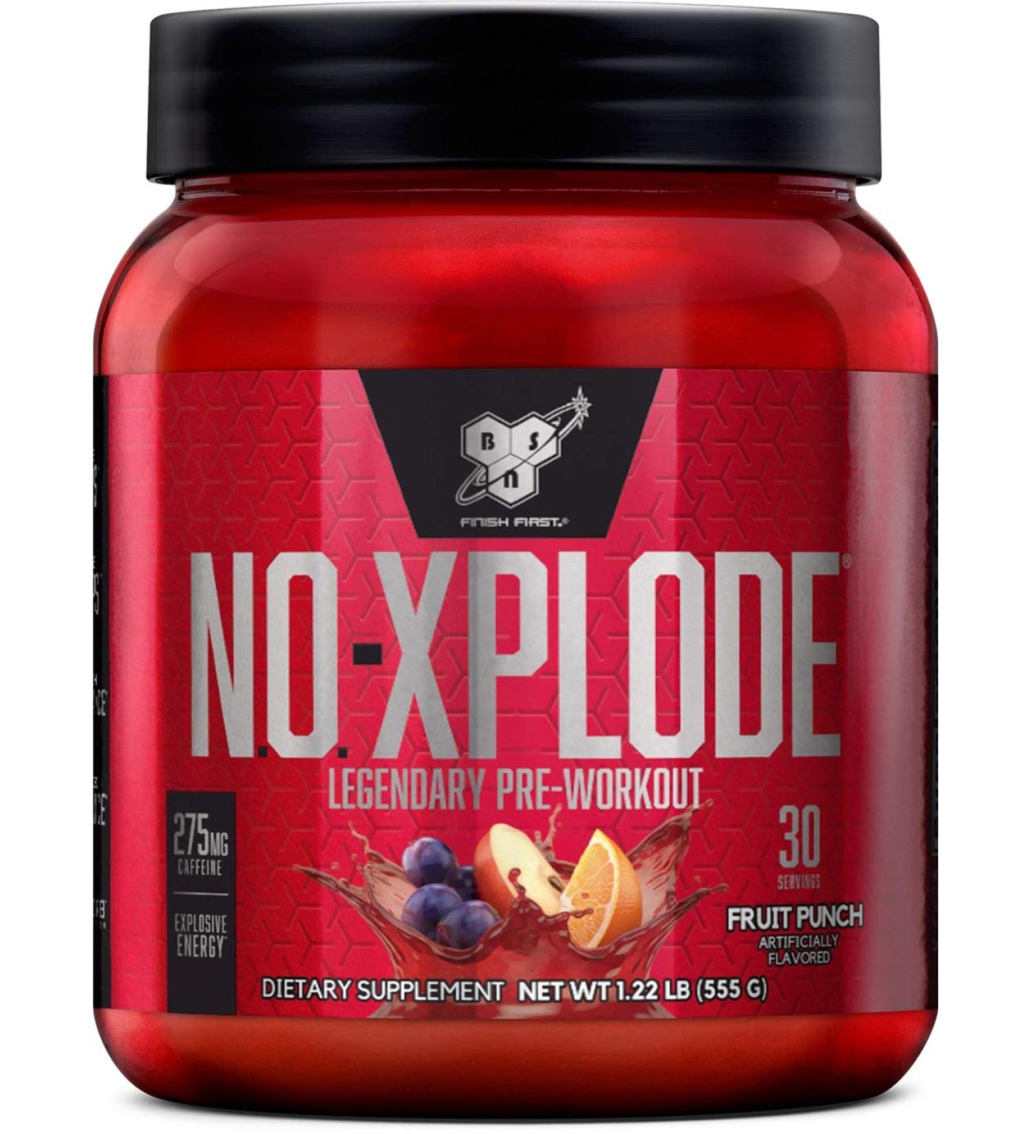 BSN N.O.-Xplode - 30 Servings (Fruit Punch, 30 Servings)