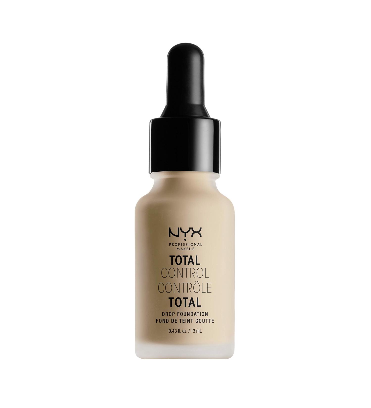 NYX Total Control Drop Foundation Natural 0.43 Fl Oz - Professional Makeup - Buy Online on GoSupps.com