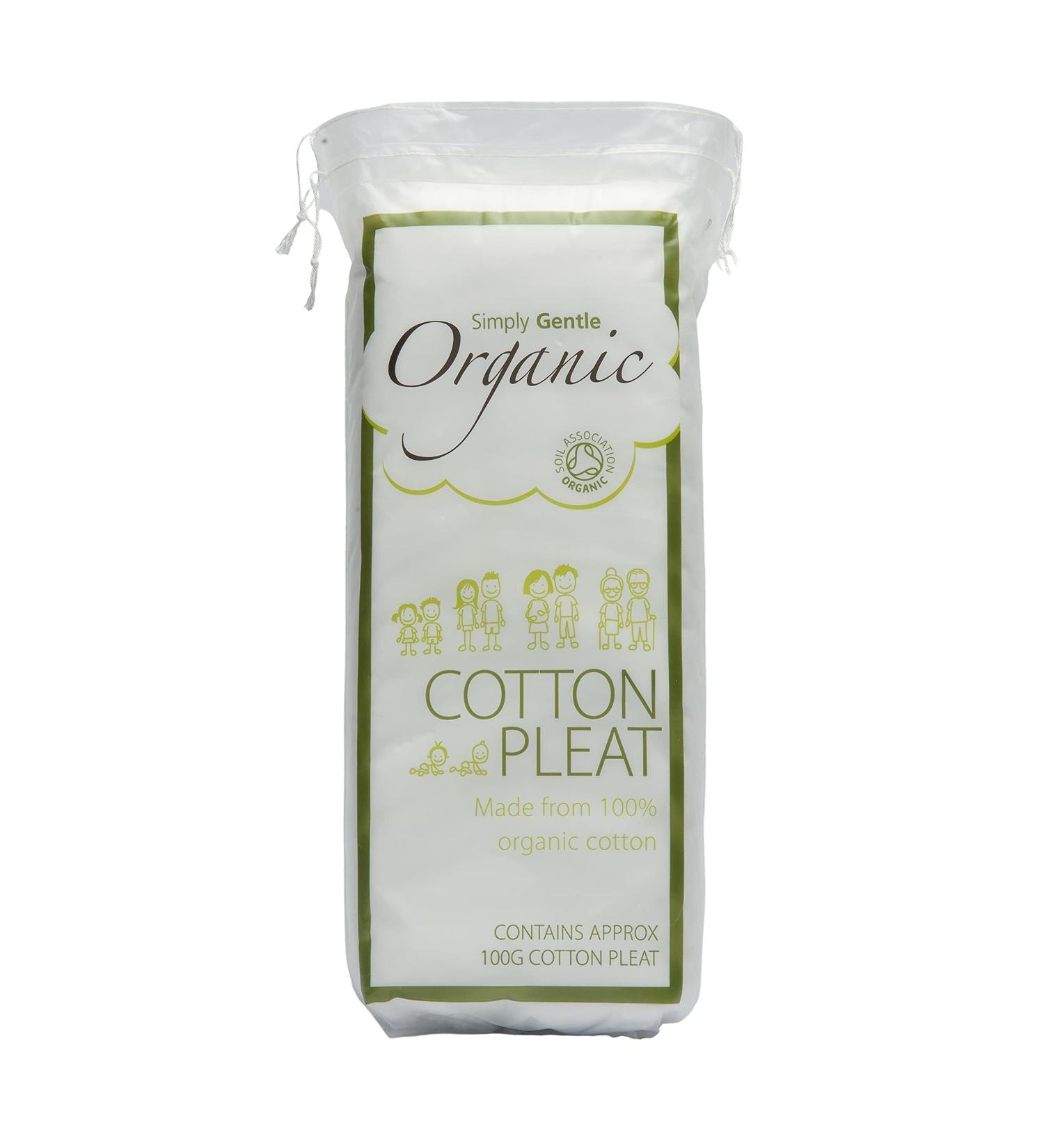 Simply Gentle 100g Organic Cotton Folds - Eco-Friendly Sustainable & Soft | International Shipping - Buy Online on GoSupps.com