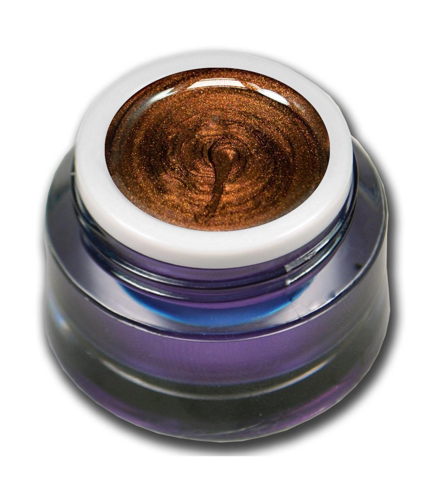 UV Metallic Glitter Gel Jewel Collection Amber UV Gel Professional Color Gel 1 Pack (1x5ml)