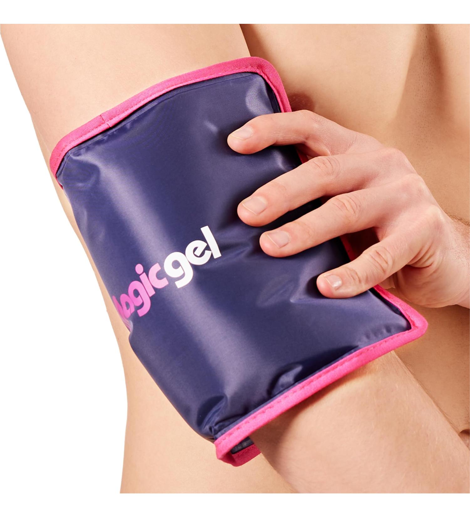 Magic Gel Premium Ice Pack - Reusable Gel (11.8 x 7.8) for Pain Relief & Swelling - Cold Compress for Injuries - Flexible & Foldable - 1 Count - Buy Online on GoSupps.com