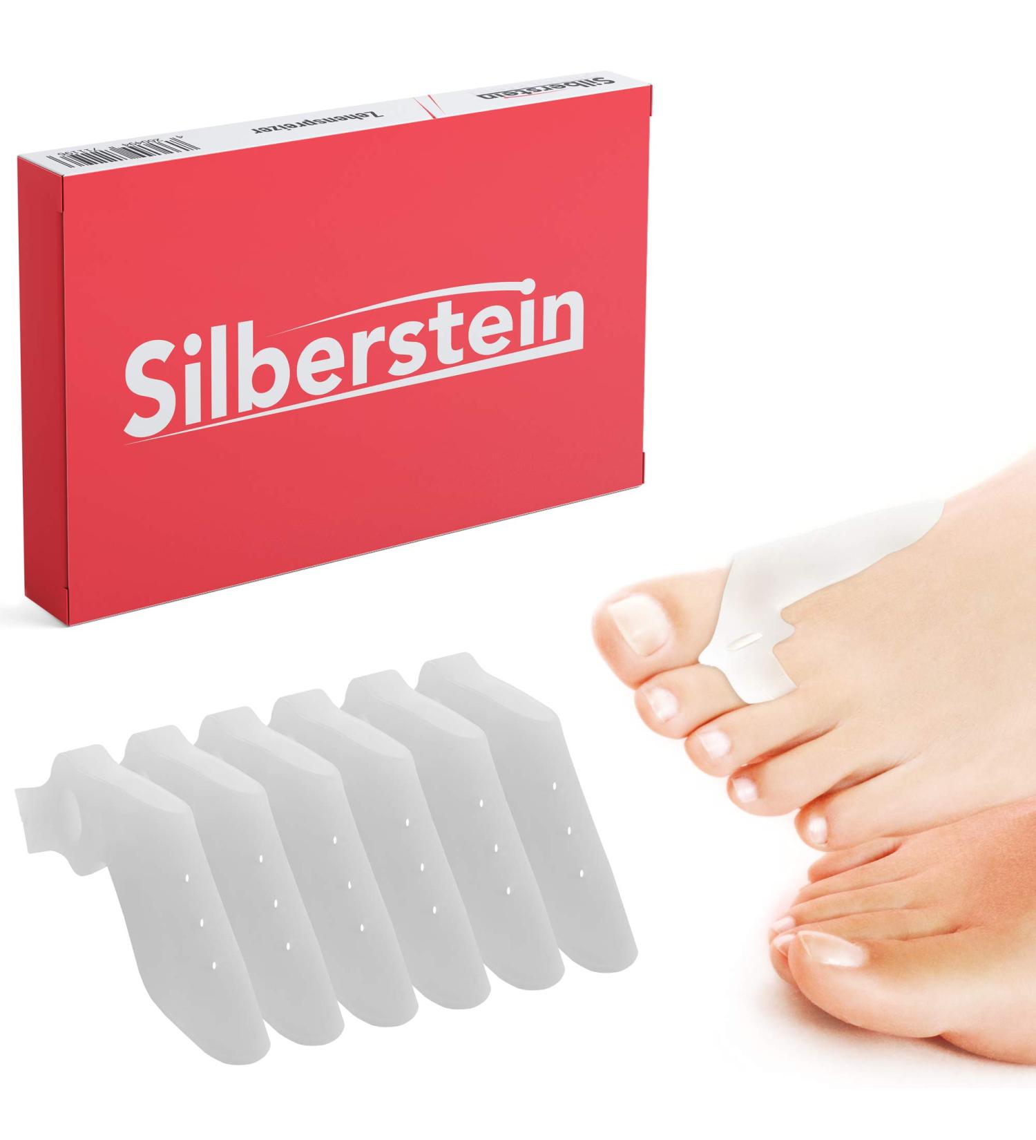 6x Hallux Valgus Toe Spreader - Softgel Silicone Correction for Hammer Toe - BPA Free & Universal Size - Buy Online on GoSupps.com