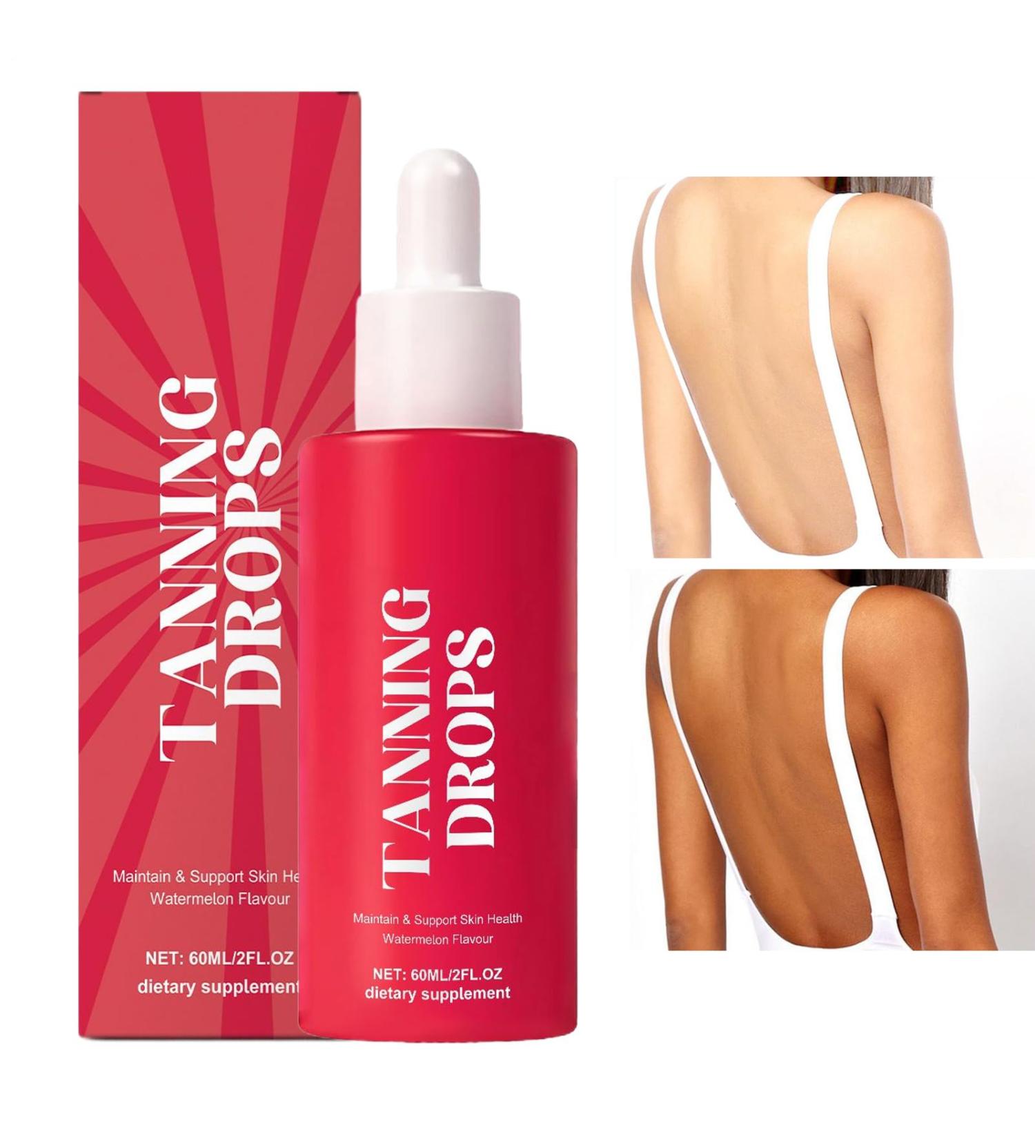 Jukeoiu Self-Tanning Drops | Instant Sun Drops for a Natural Glow - 60ml Liquid Tan to Hydrate Nourish and Illuminate Your Complexion Deeply Without Sun Exposure - Buy Online on GoSupps.com
