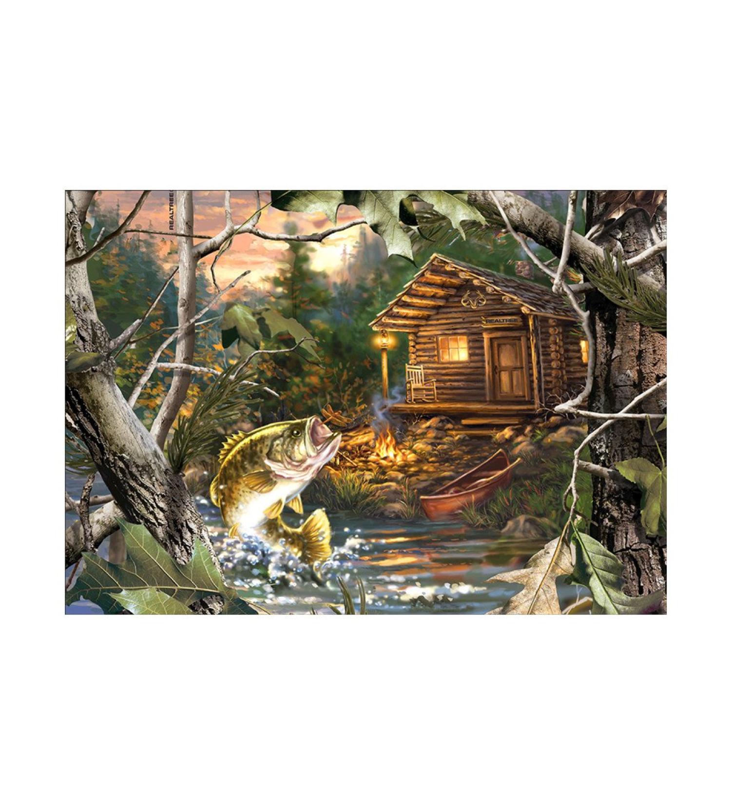 Dabixx 5D DIY Full Diamond Painting Boat Fish - DIY Painting Kit for Home Decor - Buy Online on GoSupps.com