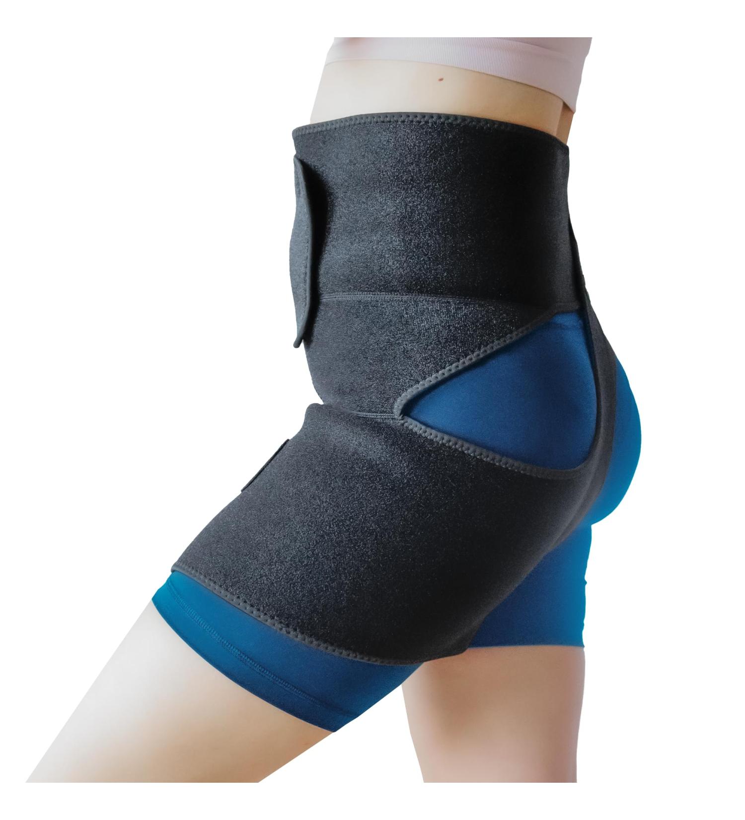 Astorn Ortho Wrap Hip Brace for Sciatica Pain Relief - Adjustable Compression Support for Thigh & Hamstring Injuries - Sciatic Nerve Brace for Men & Women - Large Size Available - Buy Online on GoSupps.com