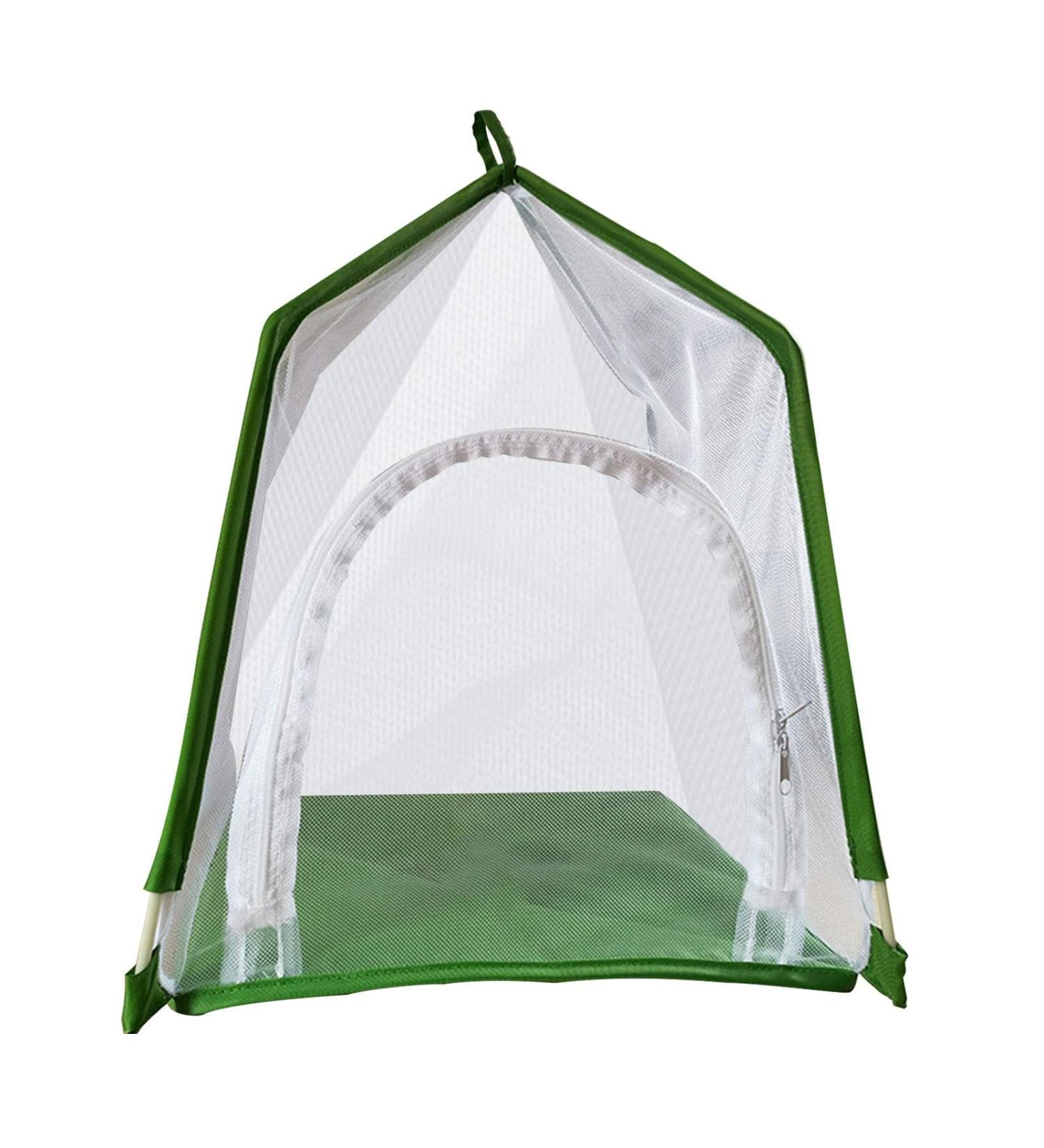 Fowybe Insect Habitat | Insect Habitat Cage Catcher Plant Net With Hook | U-Shaped Opening Mesh Net Cage For Caterpillars - Buy Online on GoSupps.com