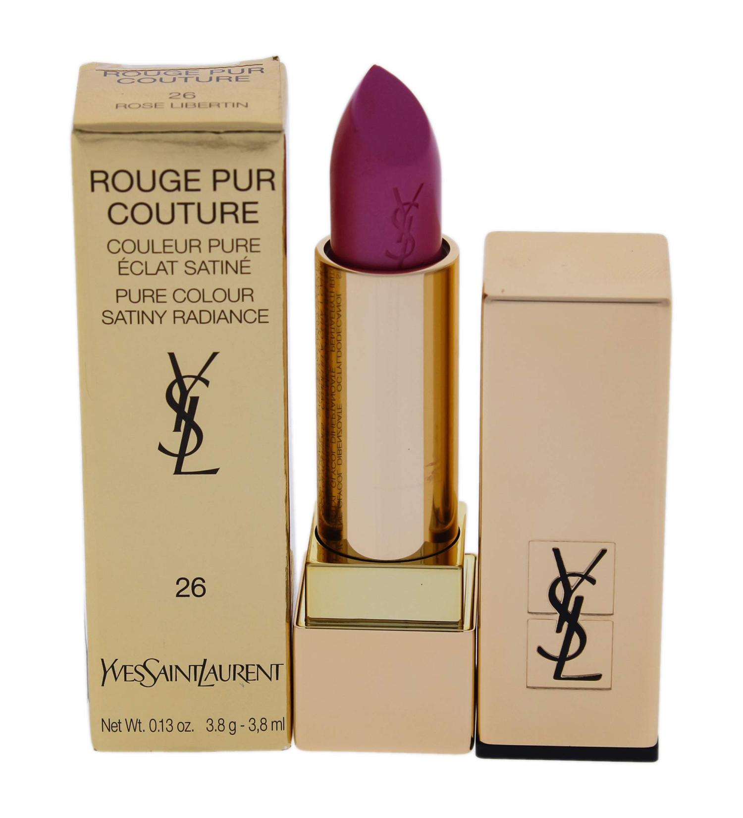 Yves Saint Laurent Rouge Pur Couture Lipstick No. 26 Rose Libertin - 3.8g | Shop Internationally | Best Price & Fast Shipping - Buy Online on GoSupps.com