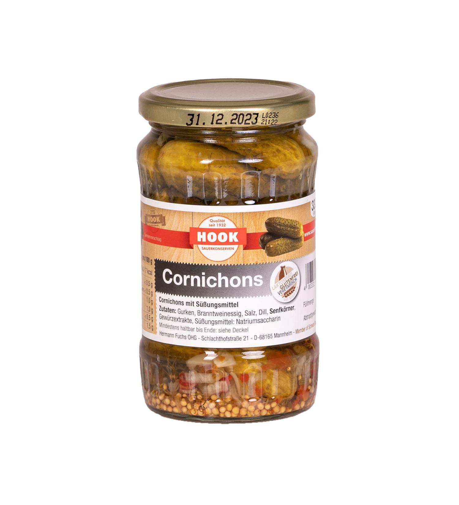 Hook HOOK - Pickles 6 x 330g glass jars