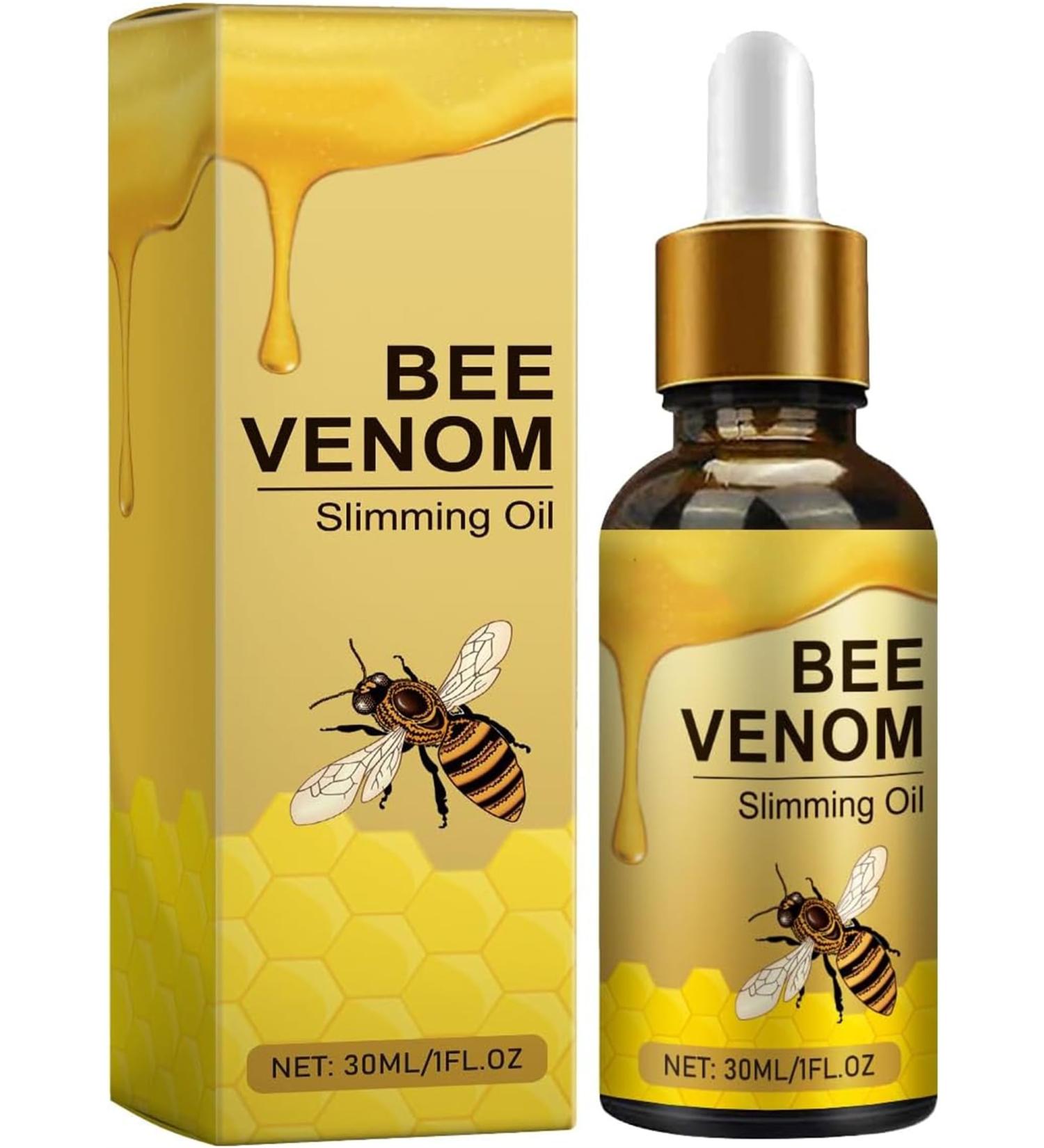 Bee Venom Slimming Oil & Serum | Advanced Firming & Lymphatic Drainage | Unisex Weight Loss Solution (1PCS) - Buy Online on GoSupps.com
