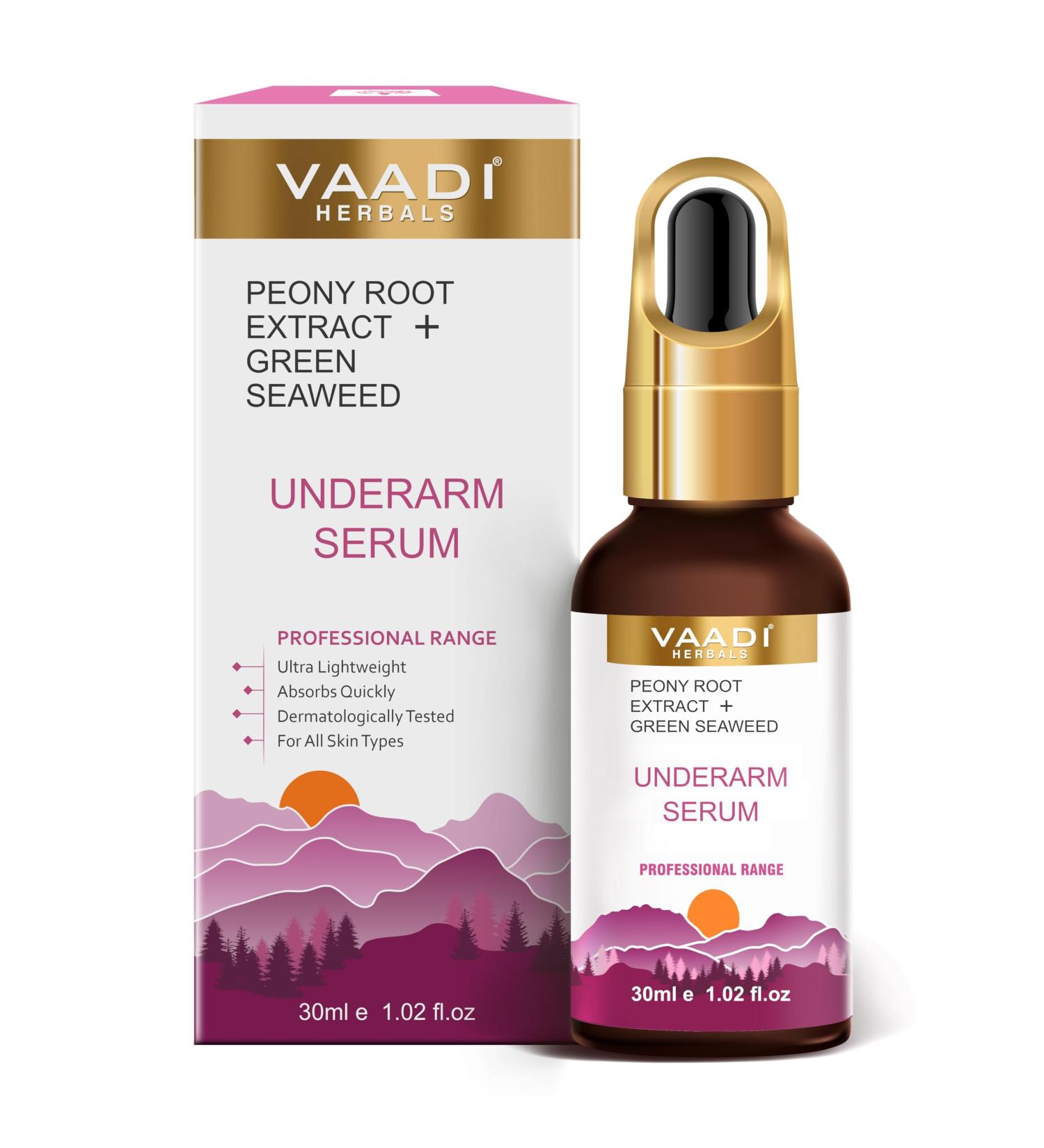 Buy Underarm Serum with Peony Root Extract & Green Seaweed - 30ml | Best International Shipping - Buy Online on GoSupps.com