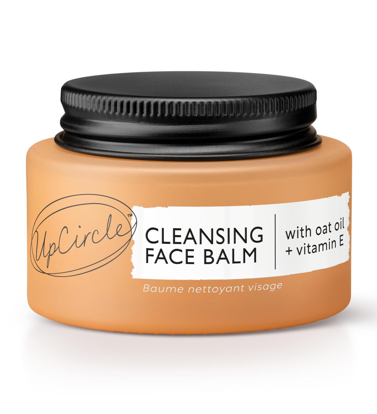 UpCircle Cleansing Face Balm 55ml - Natural Makeup Remover with Apricot & Sea Buckthorn Oils for Clear Skin - Vegan & Cruelty-Free - Buy Online on GoSupps.com