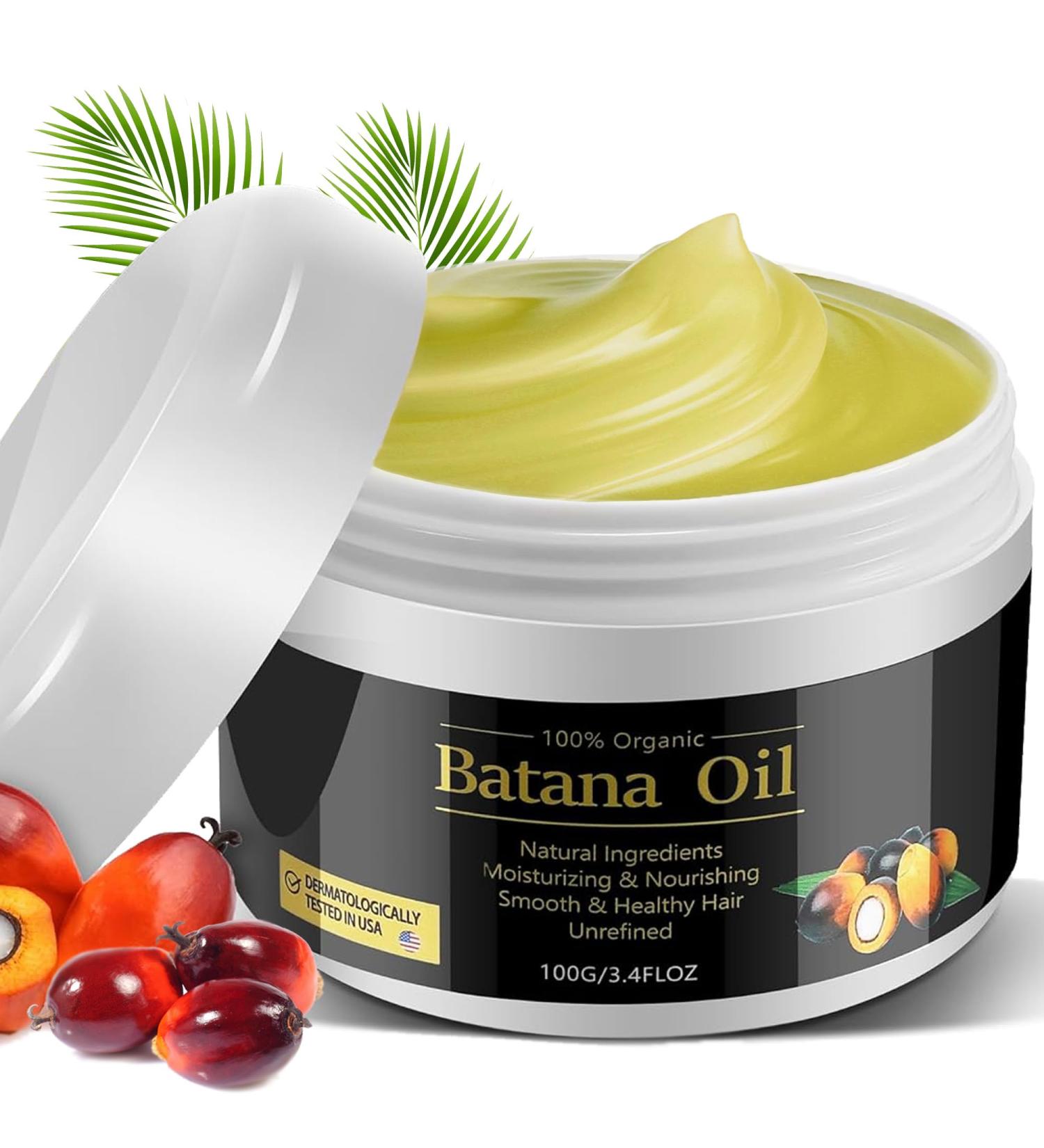 Raw Batana Oil for Hair Growth | 100% Natural & Organic | Prevents Hair Loss & Repairs Damaged Hair | 3.4 OZ - Dr. Sebi's Formula - Buy Online on GoSupps.com