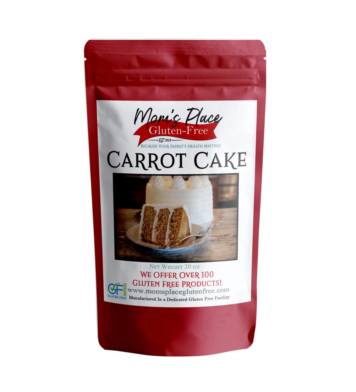 Delicious Mom's Gluten Free Carrot Cake Mix - Perfect for a Sweet Treat - Buy Online on GoSupps.com