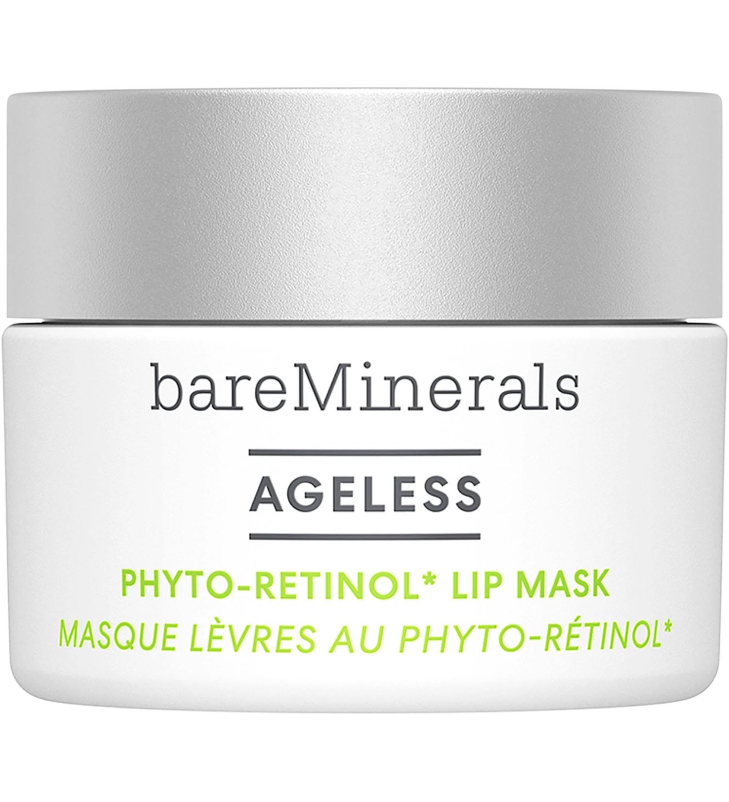 bareMinerals Ageless Phyto-Retinol Lip Mask - Vegan Leave-On Lip Sleeping Mask with Plant-Based Retinol & Hyaluronic Acid - International Shipping Available - Buy Online on GoSupps.com