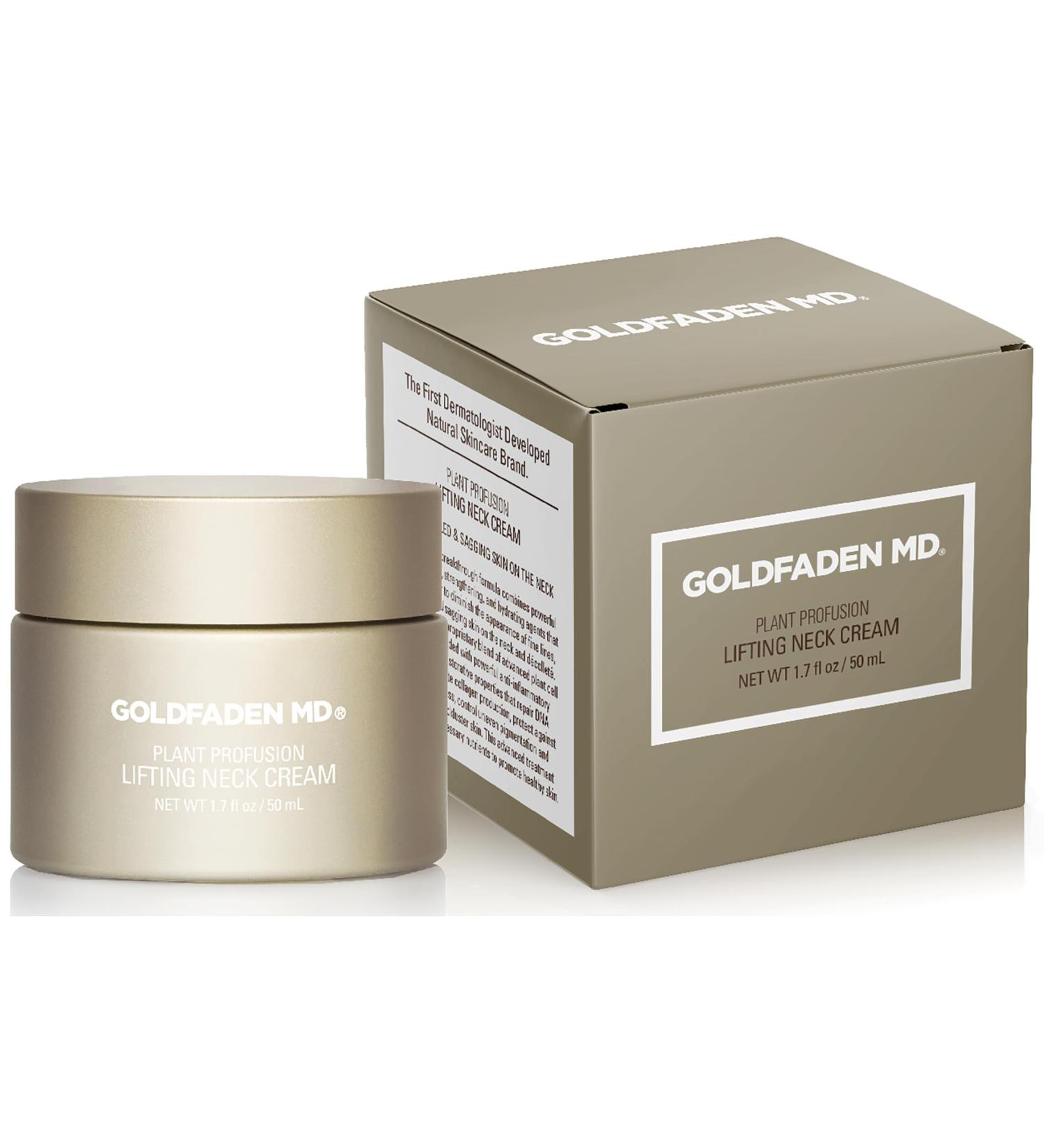 GOLDFADEN MD Plant Profusion Lifting Neck Cream 1.7 oz | Anti-Aging Skin Care | Ships Internationally - Buy Online on GoSupps.com