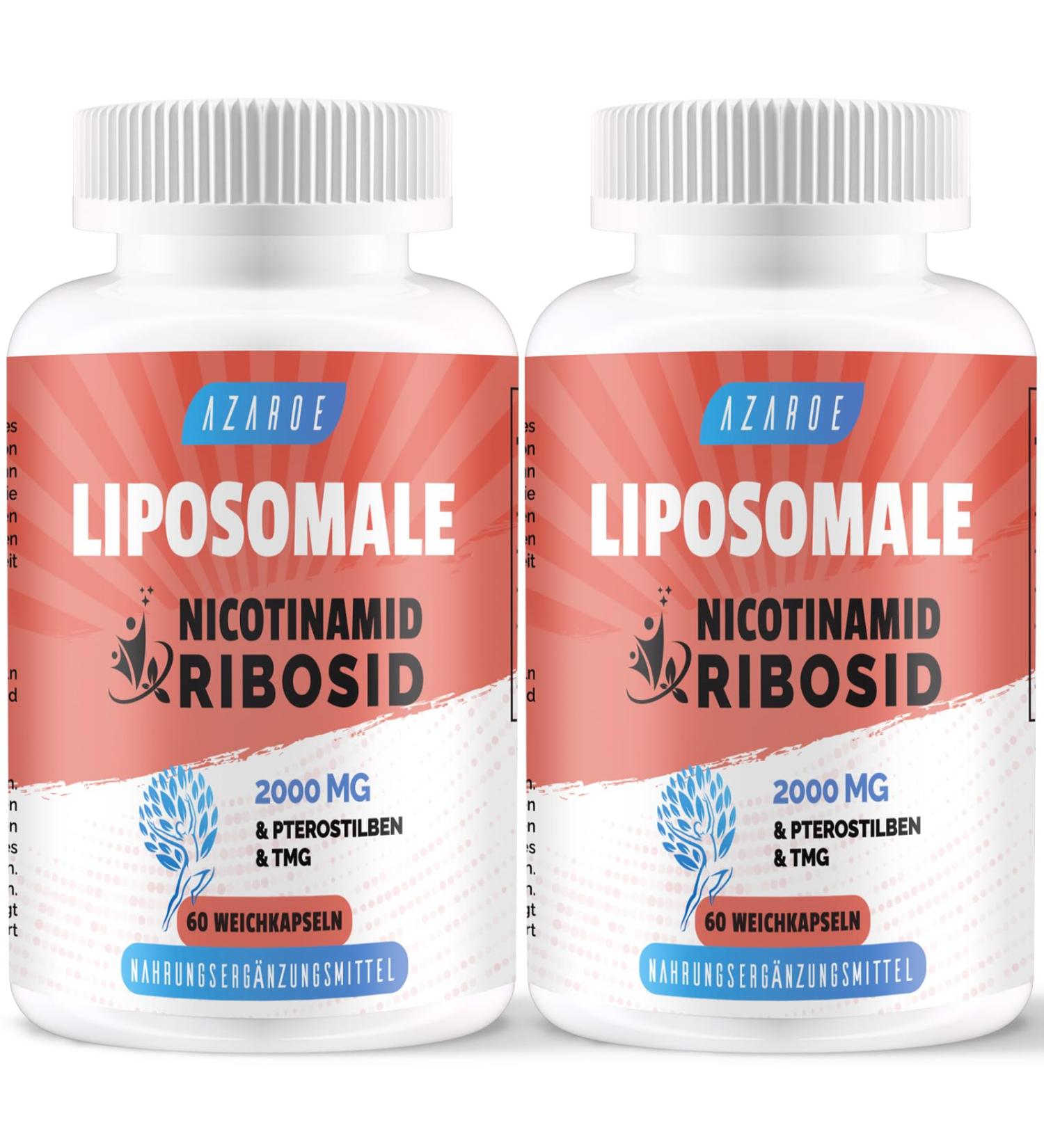 Liposomal Nicotinamide Riboside 2000 mg | Boost NAD+ & Energy Metabolism | 60 Capsules (2 Pack) | More Effective than NMN - Buy Online on GoSupps.com