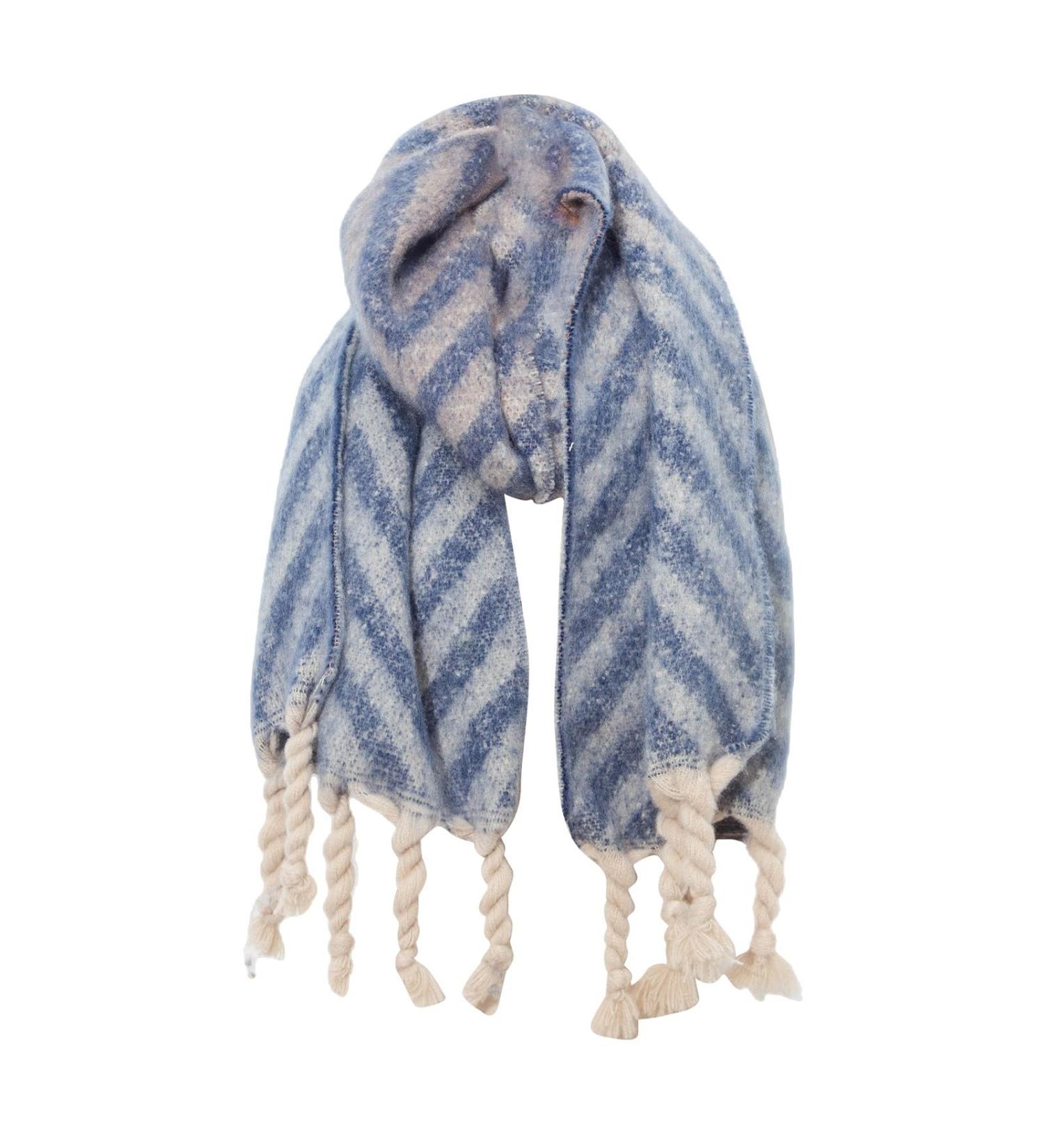 Ladies Autumn Triangle Scarf - Classic Poncho Casual Wrap in Navy | International Shipping Available - Buy Online on GoSupps.com